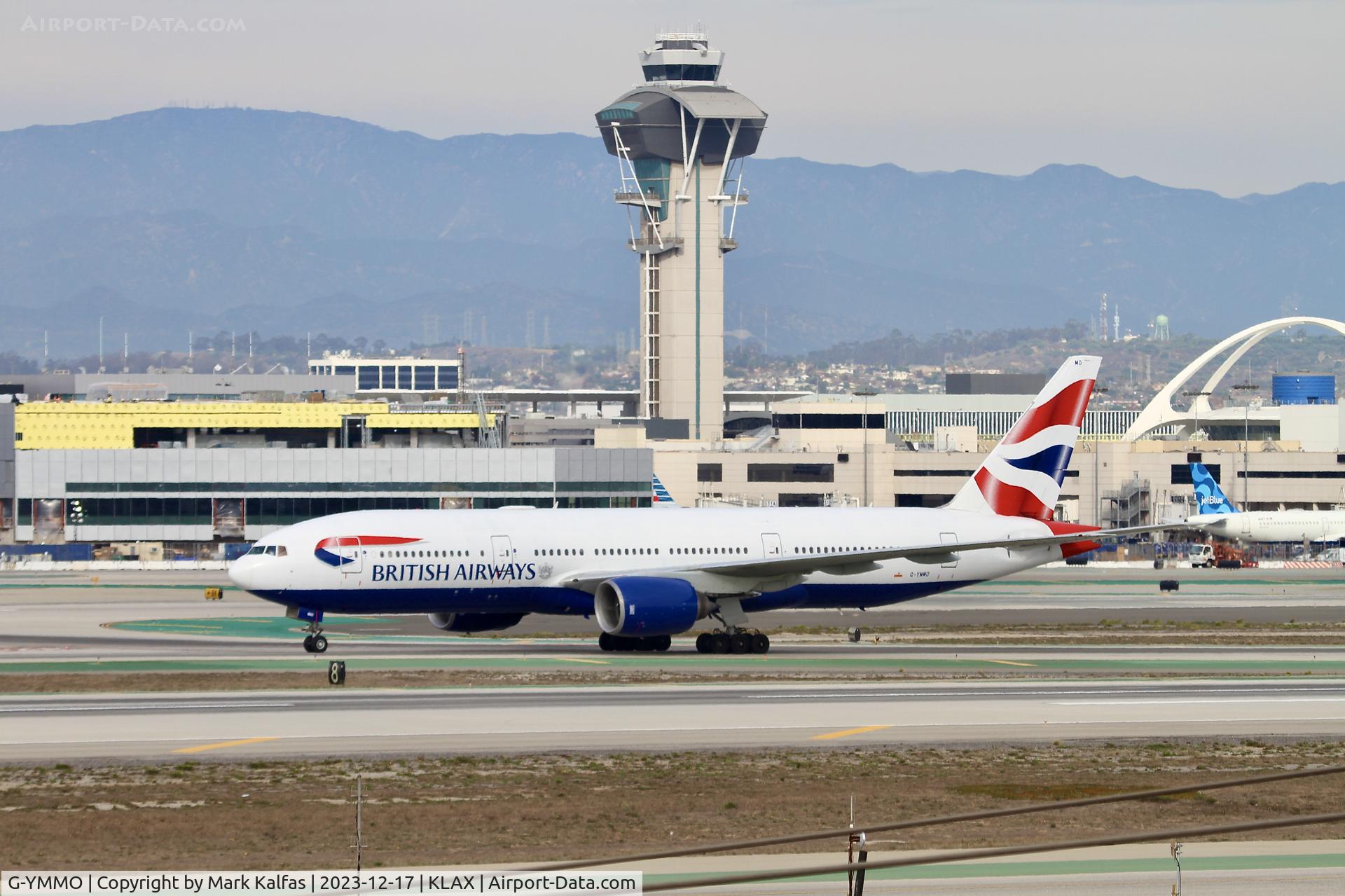 G-YMMO, 2001 Boeing 777-236 C/N 30317, B777 British Airways Boeing 777-200 G-YMMO BAW283  LHR-LAX