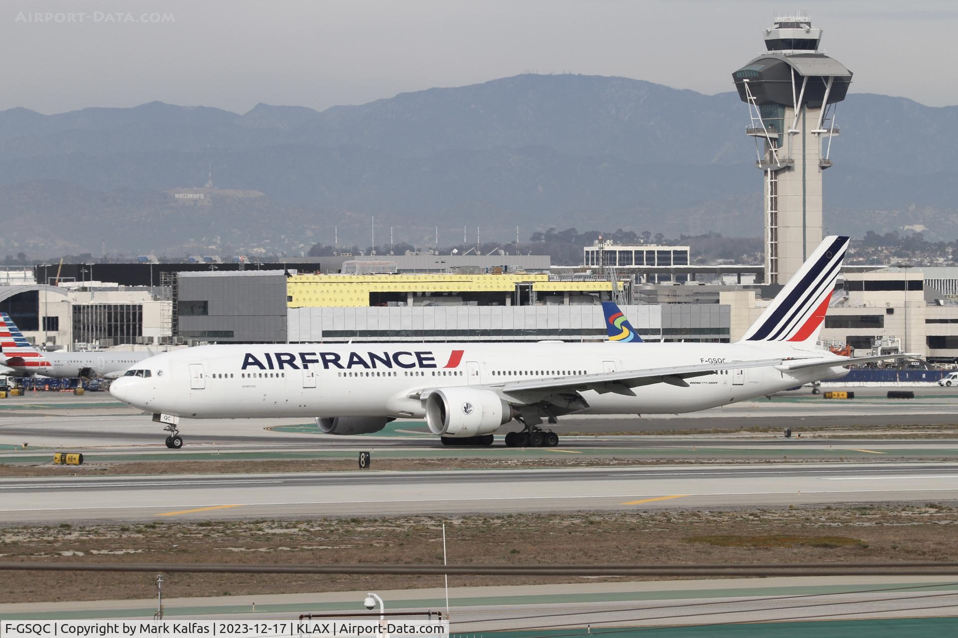 F-GSQC, 2004 Boeing 777-328/ER C/N 32727, B77W Air Fance BOEING 777-300ER F-GSQC AFR66 CDG-LAX