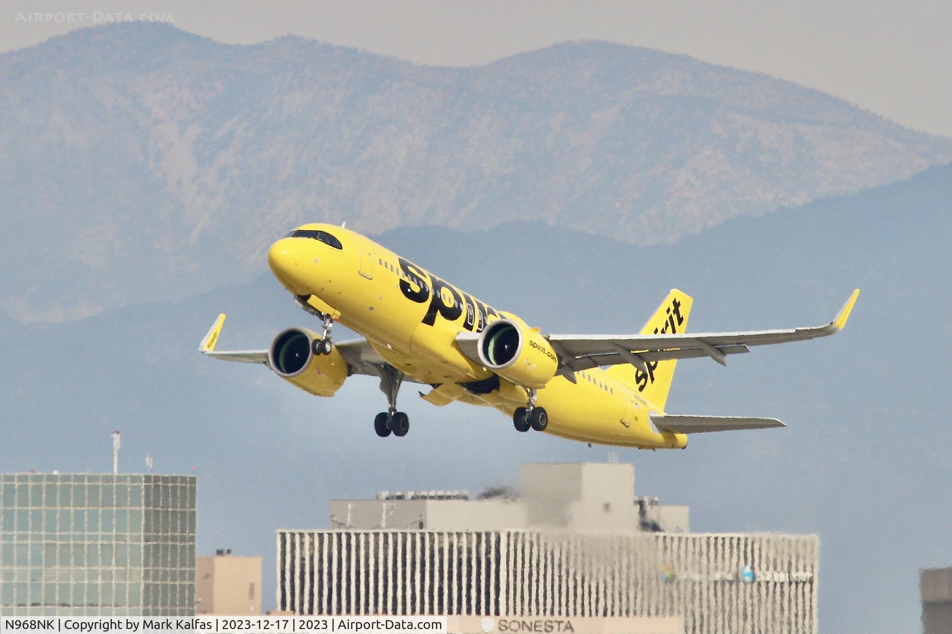 N968NK, 2022 Airbus A320-271N C/N 11151, A20N Spirit Airlines Airbus A320neo N968NK NKS184 LAX-CLE