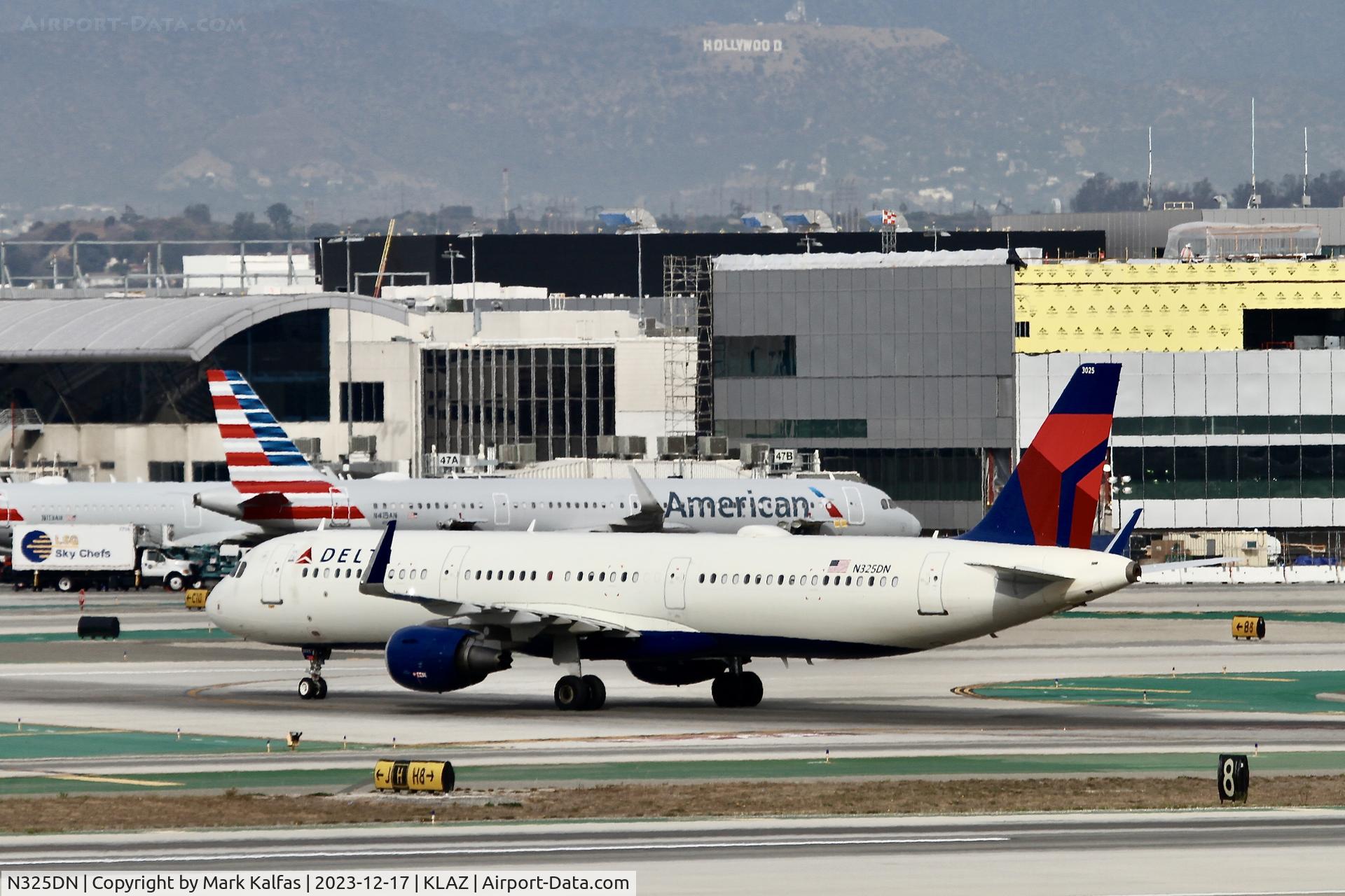 N325DN, 2017 Airbus A321-211 C/N 7709, A321 Delta Airlines Airbus A321 N325DN DAL831 MSP-LAX