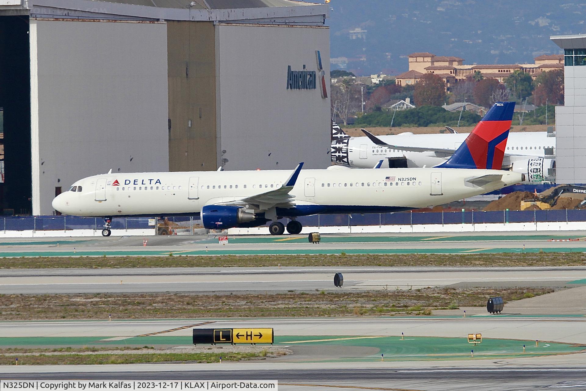 N325DN, 2017 Airbus A321-211 C/N 7709, A321 Delta Airlines Airbus A321 N325DN DAL831 MSP-LAX