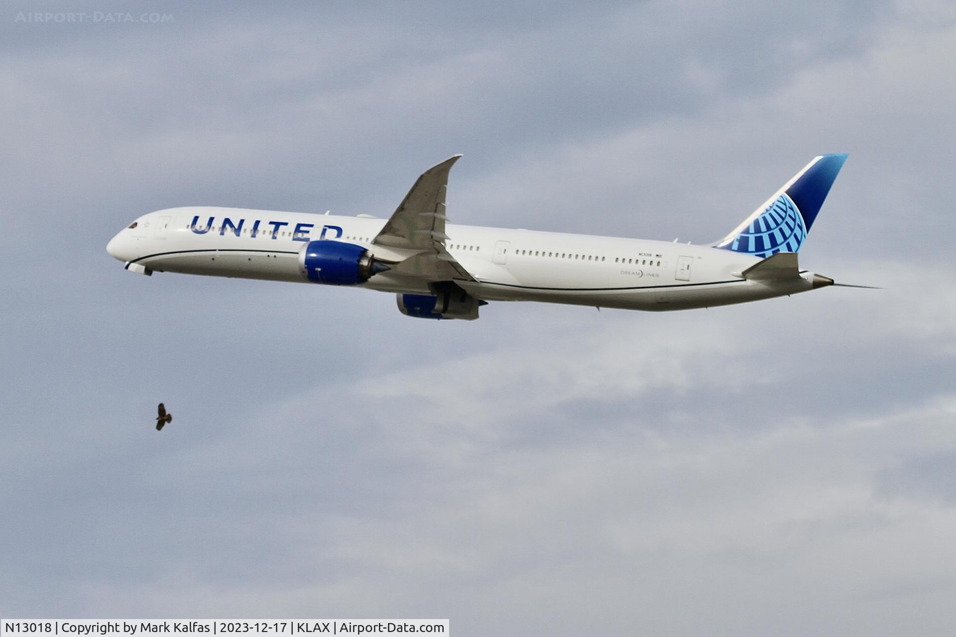 N13018, 2022 Boeing 787-10 Dreamliner C/N 66987, B78X United Airlines BOEING 787-10 Dreamliner N13018 UAL2614 LAX-EWR