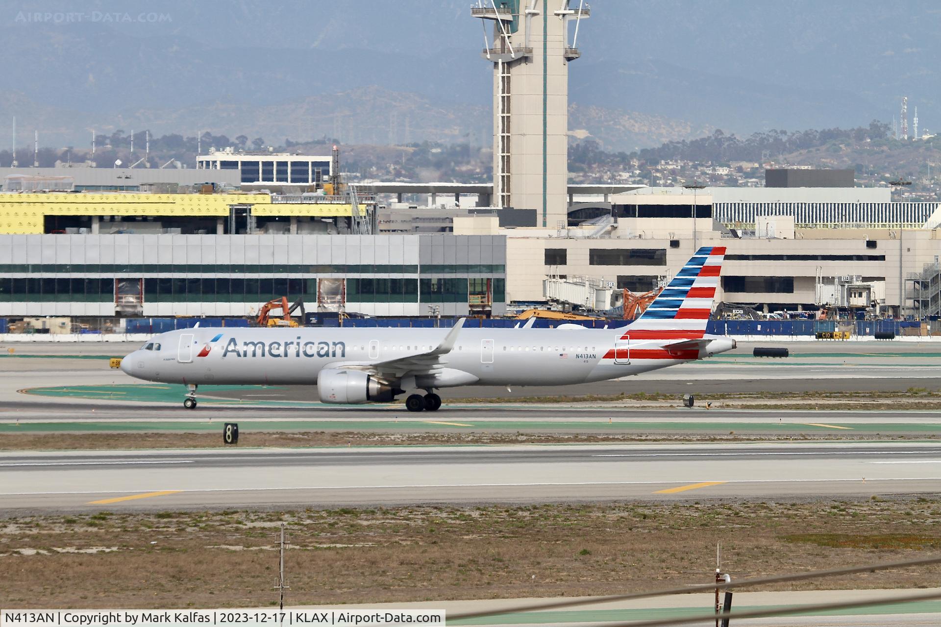 N413AN, 2020 Airbus A321-253NX C/N 9374, A21N American Airlines Airbus A321neo N413AN AAL1706 DFW-LAX