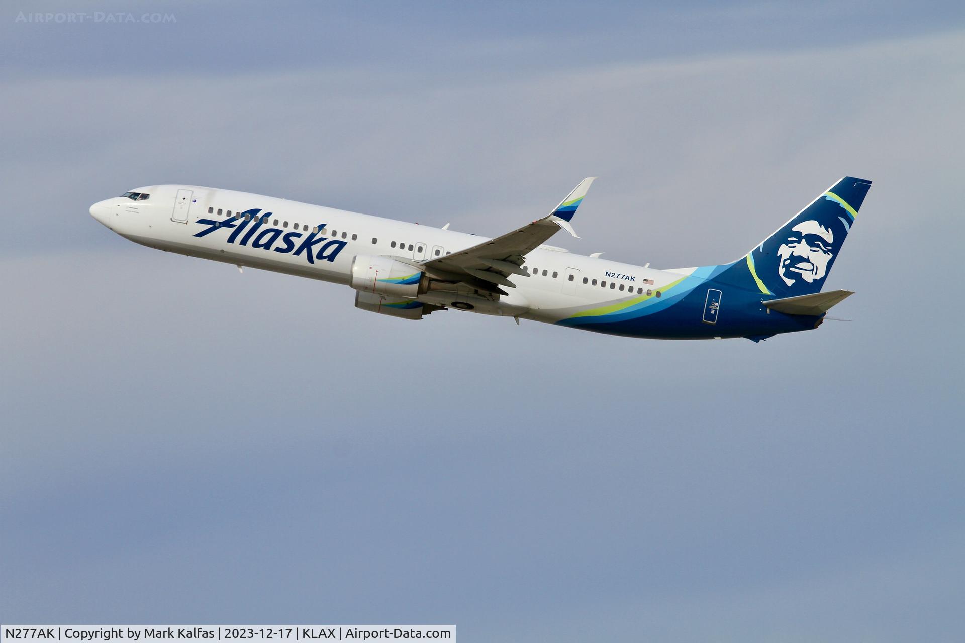 N277AK, 2017 Boeing 737-990/ER C/N 62472, B739 Alaska Airlines Boeing 737-900 N277AK ASA1418  LAX-GDL