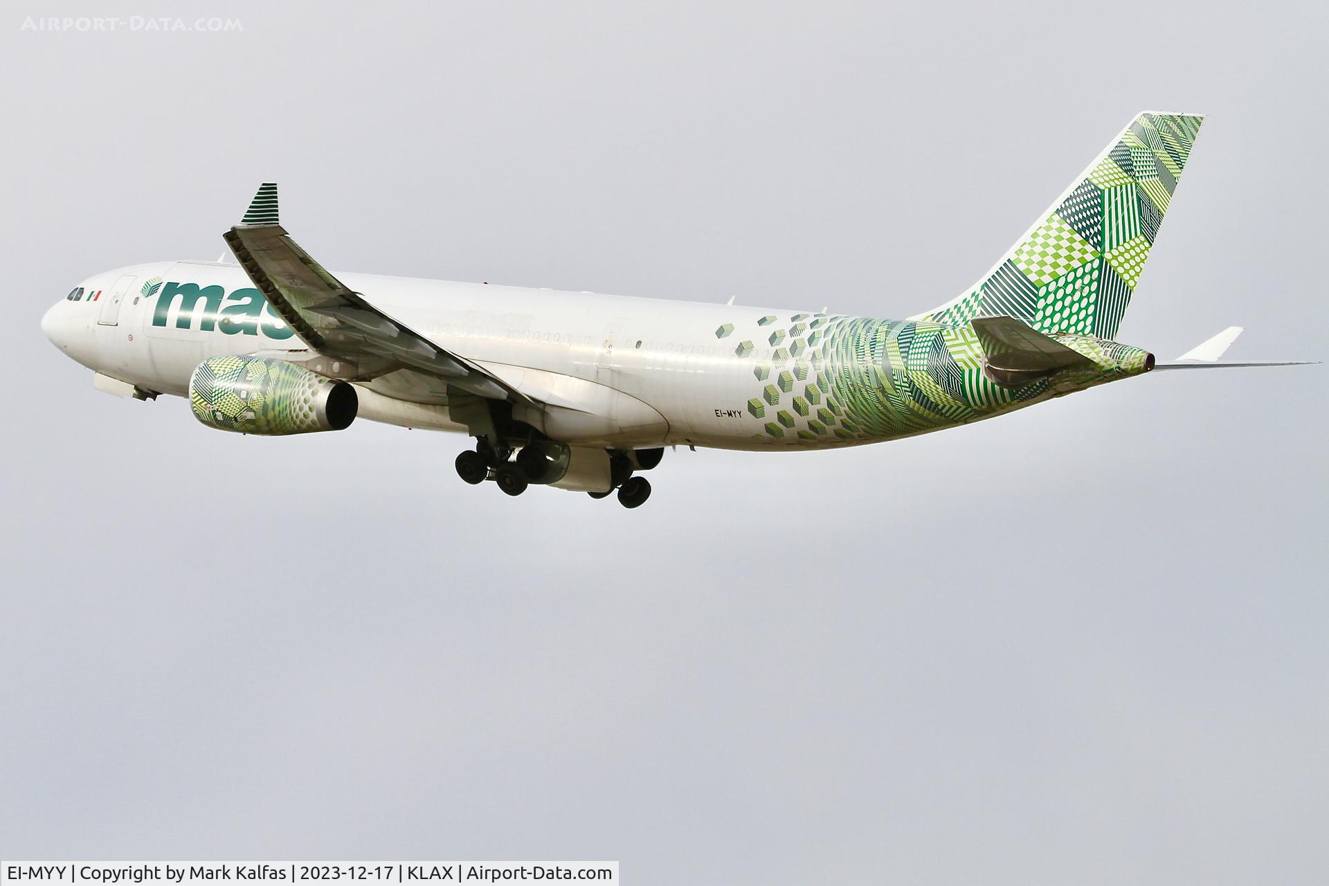 EI-MYY, 2007 Airbus A330-243P2F C/N 868, A332 MAS Airbus A330-200 EI-MYY MAA6811 LAX-GDL