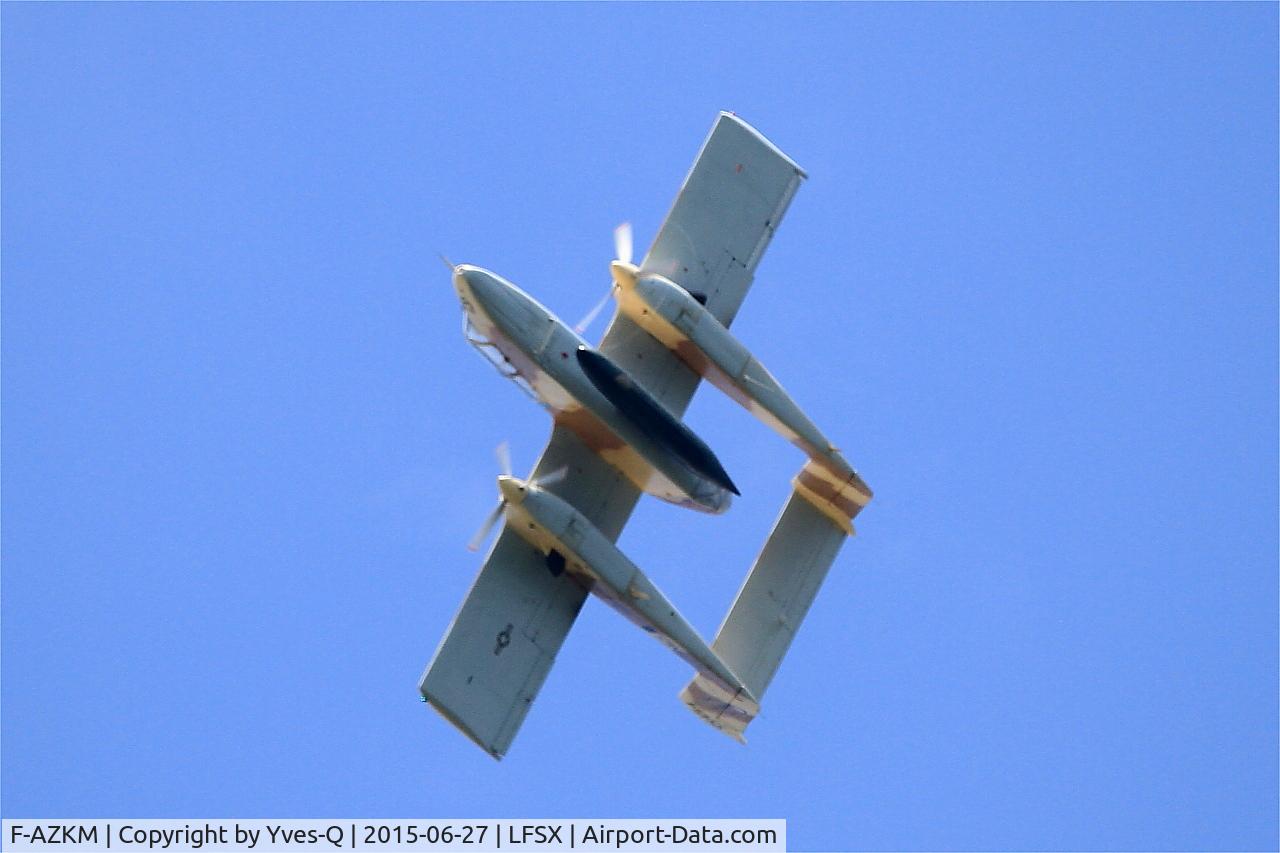 F-AZKM, 1971 North American OV-10B Bronco C/N 338-9 (305-65), North American OV-10B Bronco, On display, Luxeuil-St Sauveur Air Base 116 (LFSX)