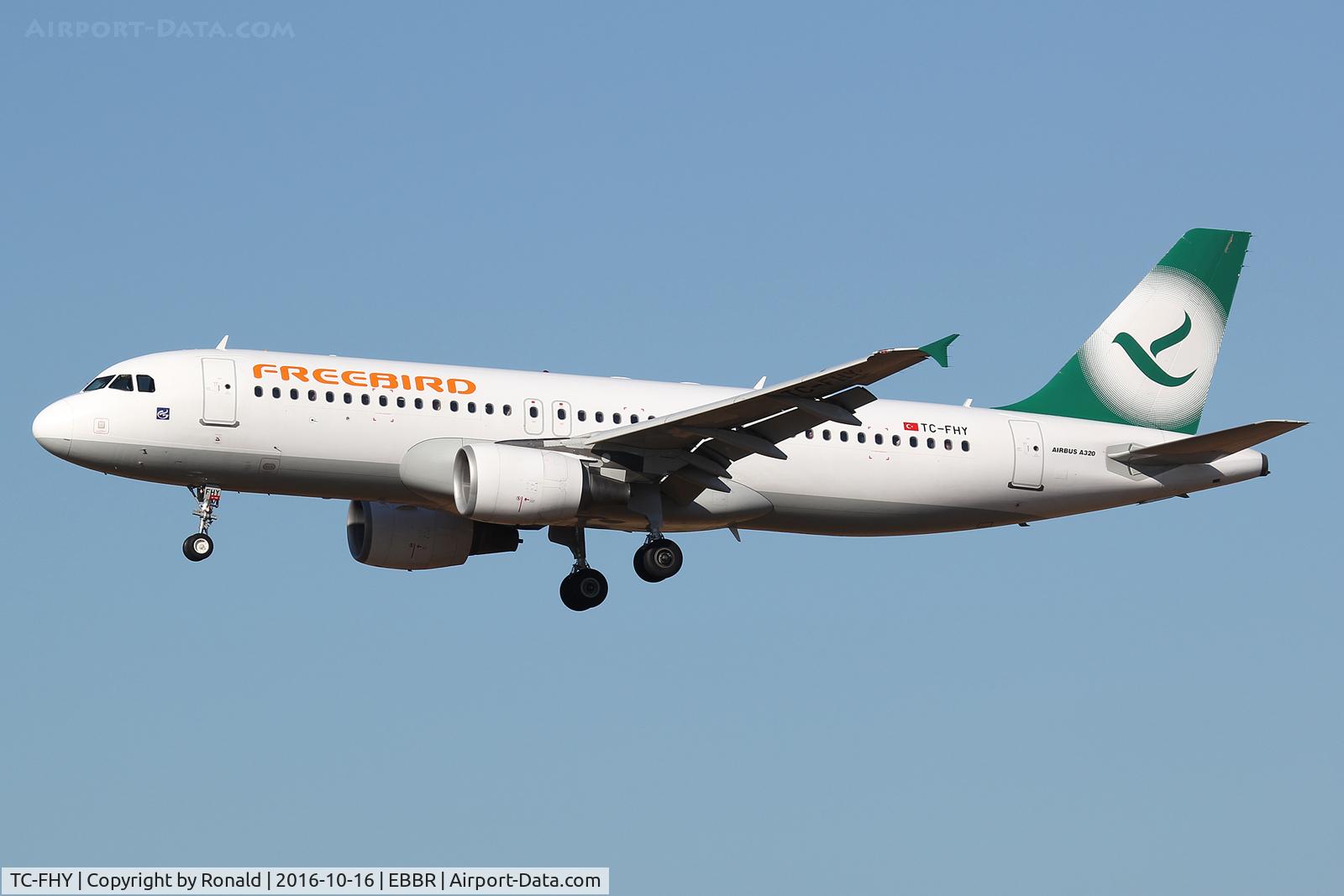 TC-FHY, 2009 Airbus A320-214 C/N 3891, at bru