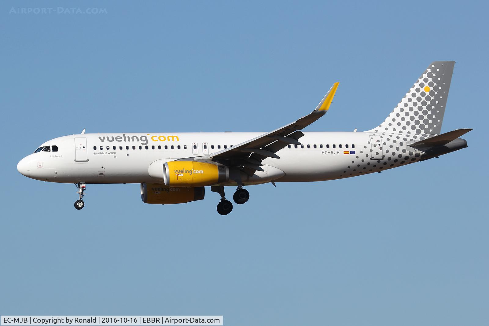 EC-MJB, 2015 Airbus A320-232 C/N 6883, at bru