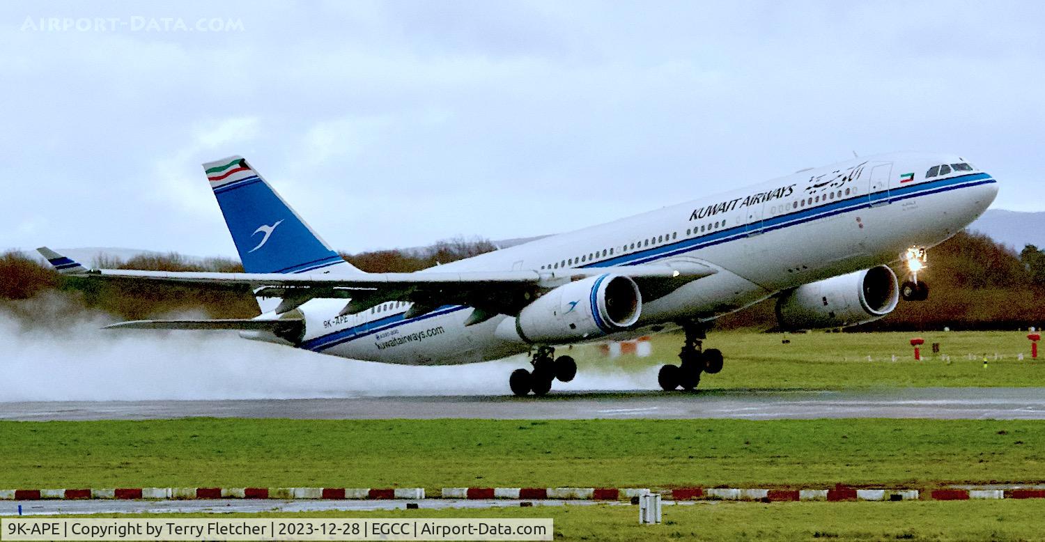 9K-APE, 2015 Airbus A330-243 C/N 1681, At Manchester