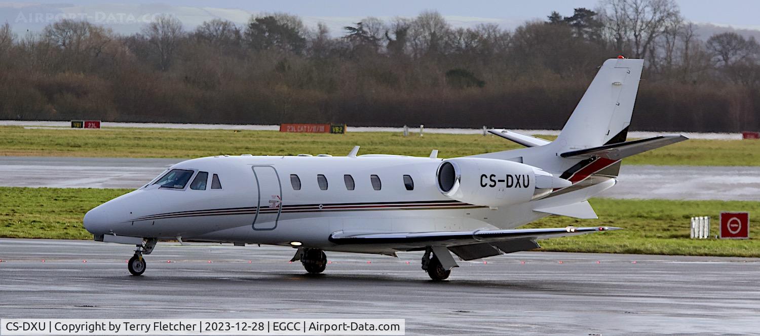 CS-DXU, 2008 Cessna 560 Citation Excel C/N 560-5775, At Manchester