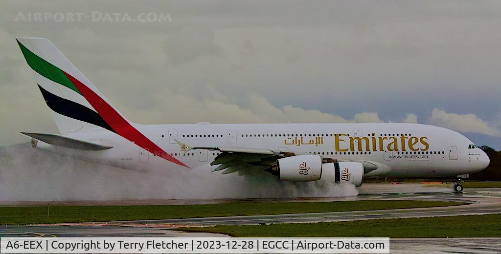 A6-EEX, 2014 Airbus A380-861 C/N 154, At Manchester