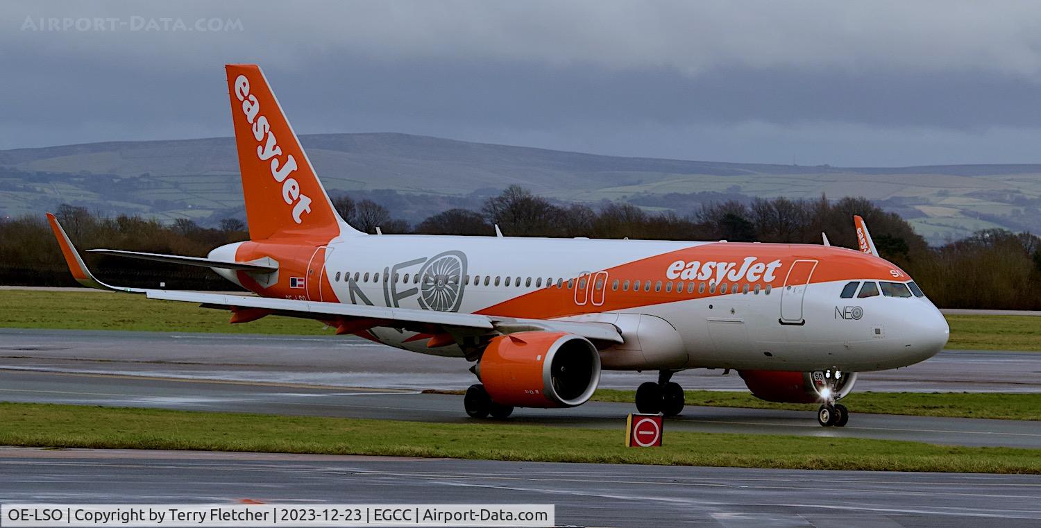 OE-LSO, 2022 Airbus A320-251N C/N 11234, At Manchester