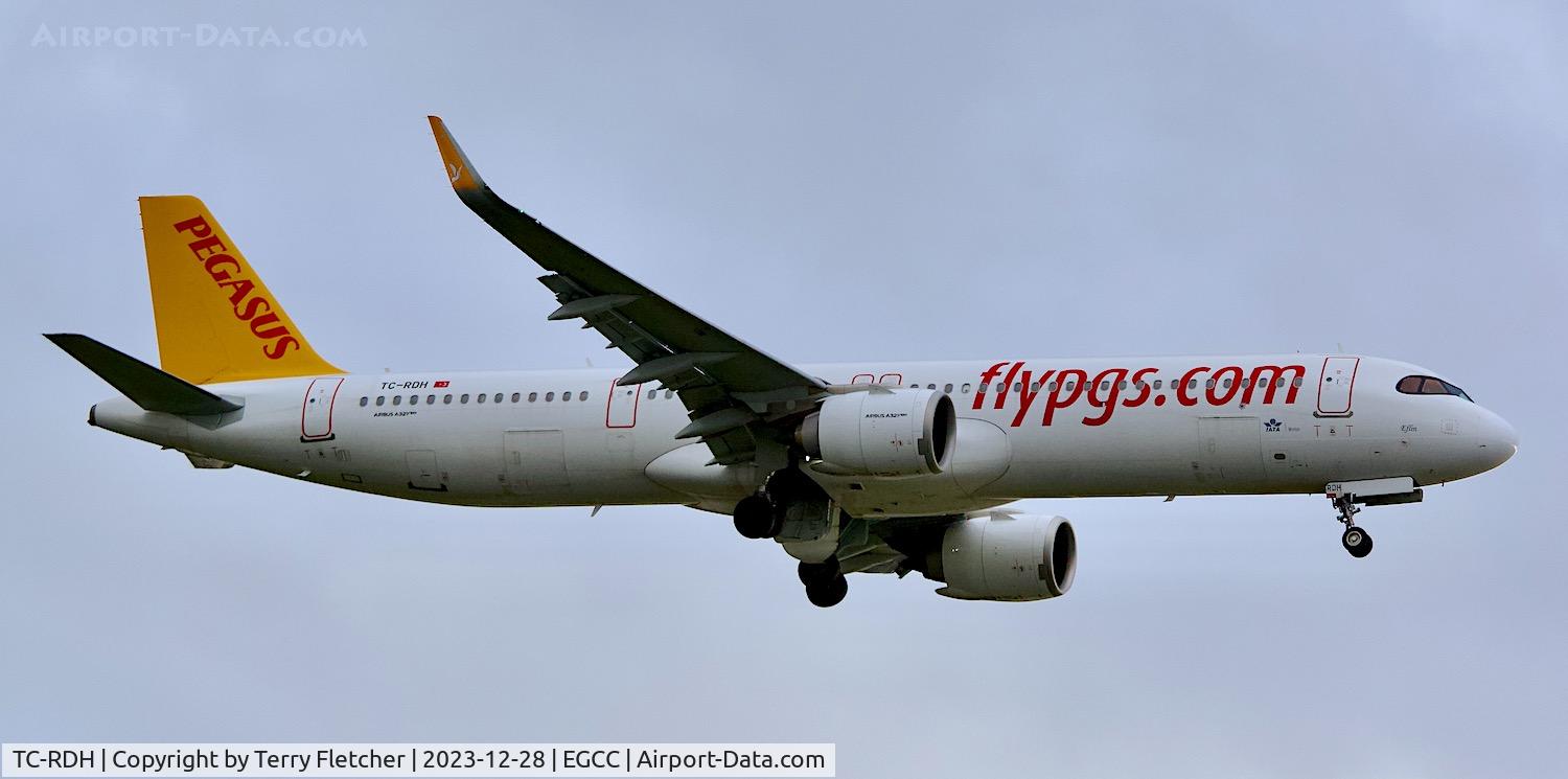 TC-RDH, 2023 Airbus A321-251NX C/N 11373, At Manchester