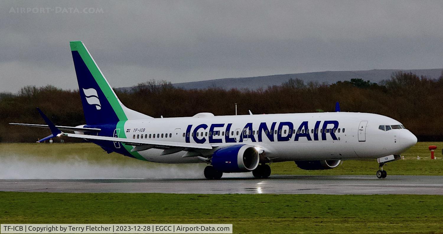 TF-ICB, 2019 Boeing 737-9 MAX C/N 44568, At Manchester