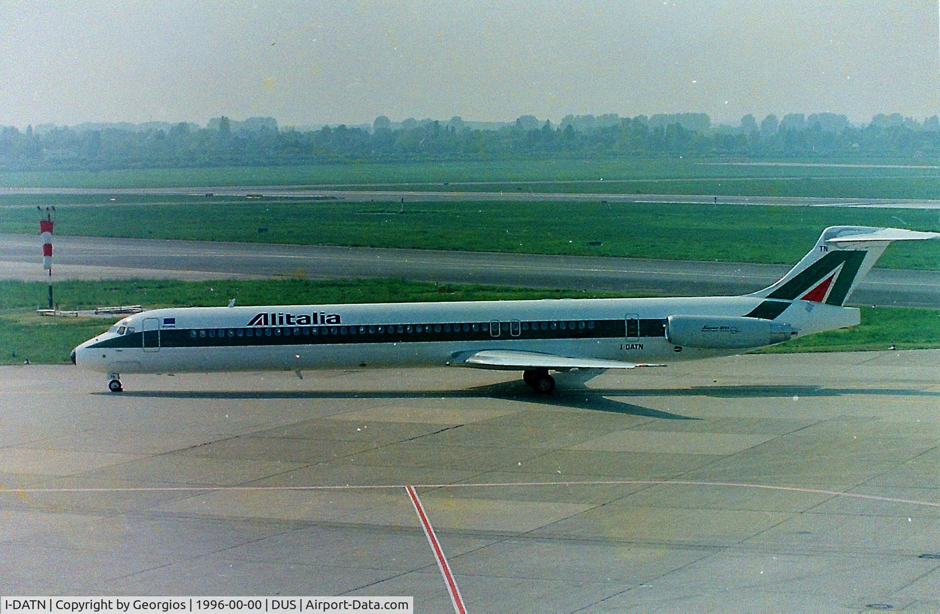 I-DATN, 1995 McDonnell Douglas MD-82 (DC-9-82) C/N 53231/2107, Düsseldorf Airport 1996