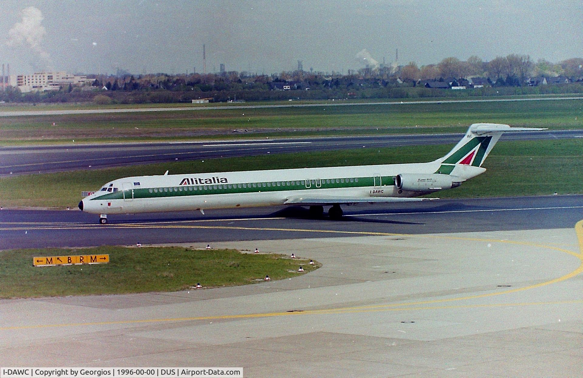 I-DAWC, 1984 McDonnell Douglas MD-82 (DC-9-82) C/N 49198/1142, Düsseldorf Airport 1996