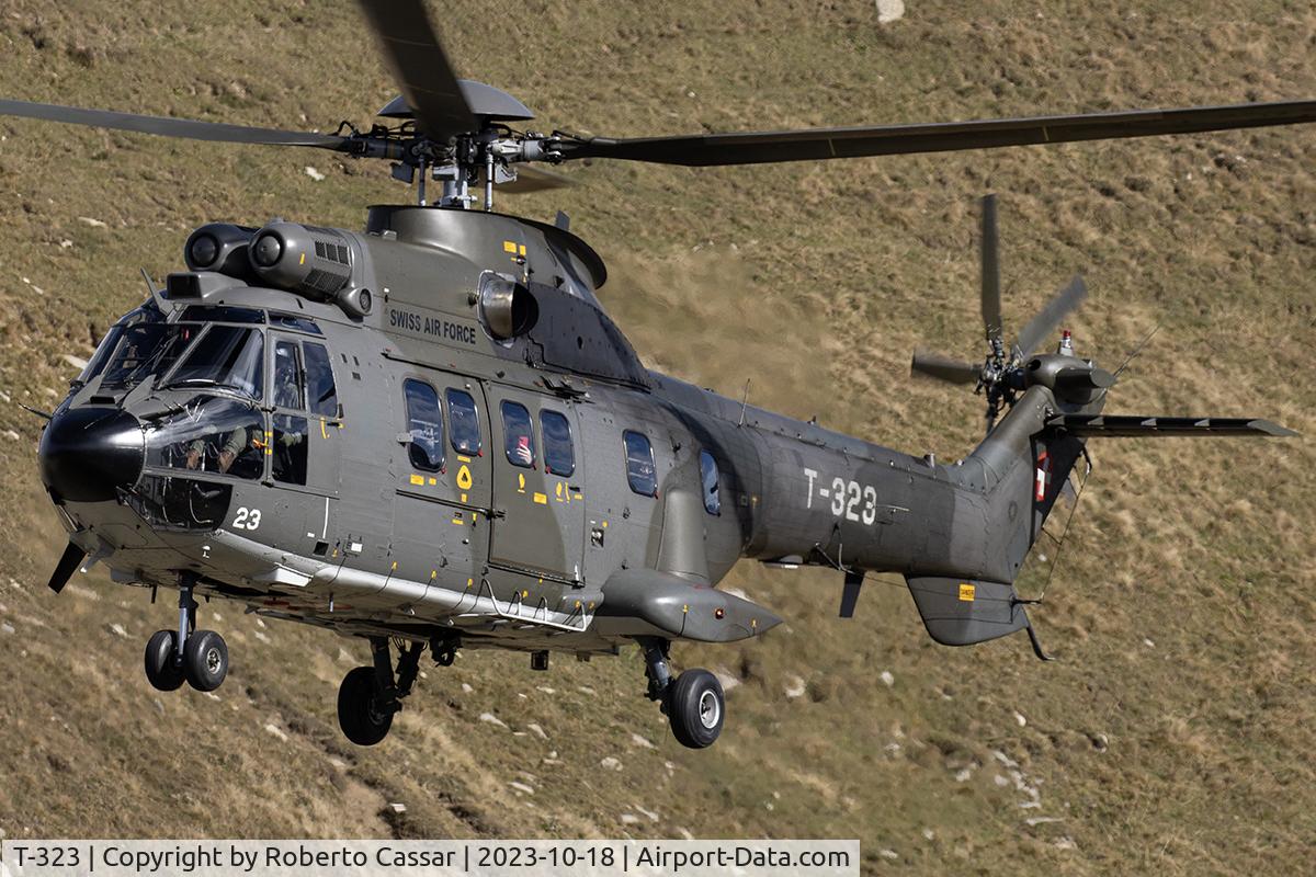 T-323, Aerospatiale TH89 Super Puma (AS-332M1) C/N 2360, AXALP Airshow 2023