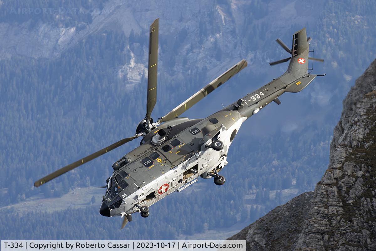 T-334, 2001 Eurocopter AS-532UL Cougar C/N 2534/MIS019, AXALP Airshow 2023