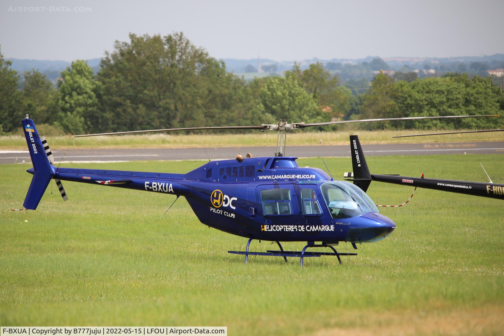 F-BXUA, Agusta AB-206B JetRanger II C/N 8508, at Helico 2022 Cholet