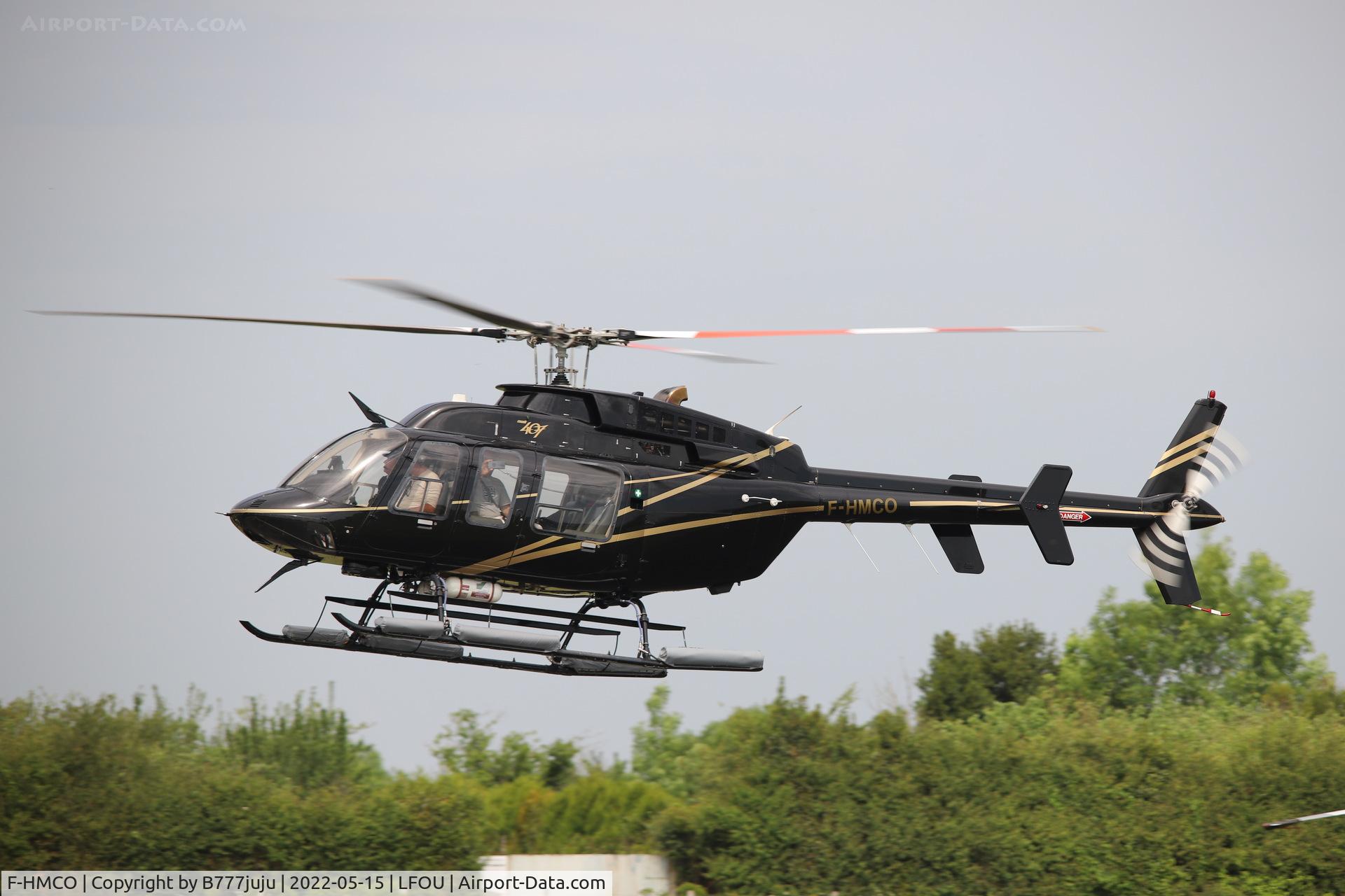 F-HMCO, 1997 Bell 407 C/N 53145, at Helico 2022 Cholet
