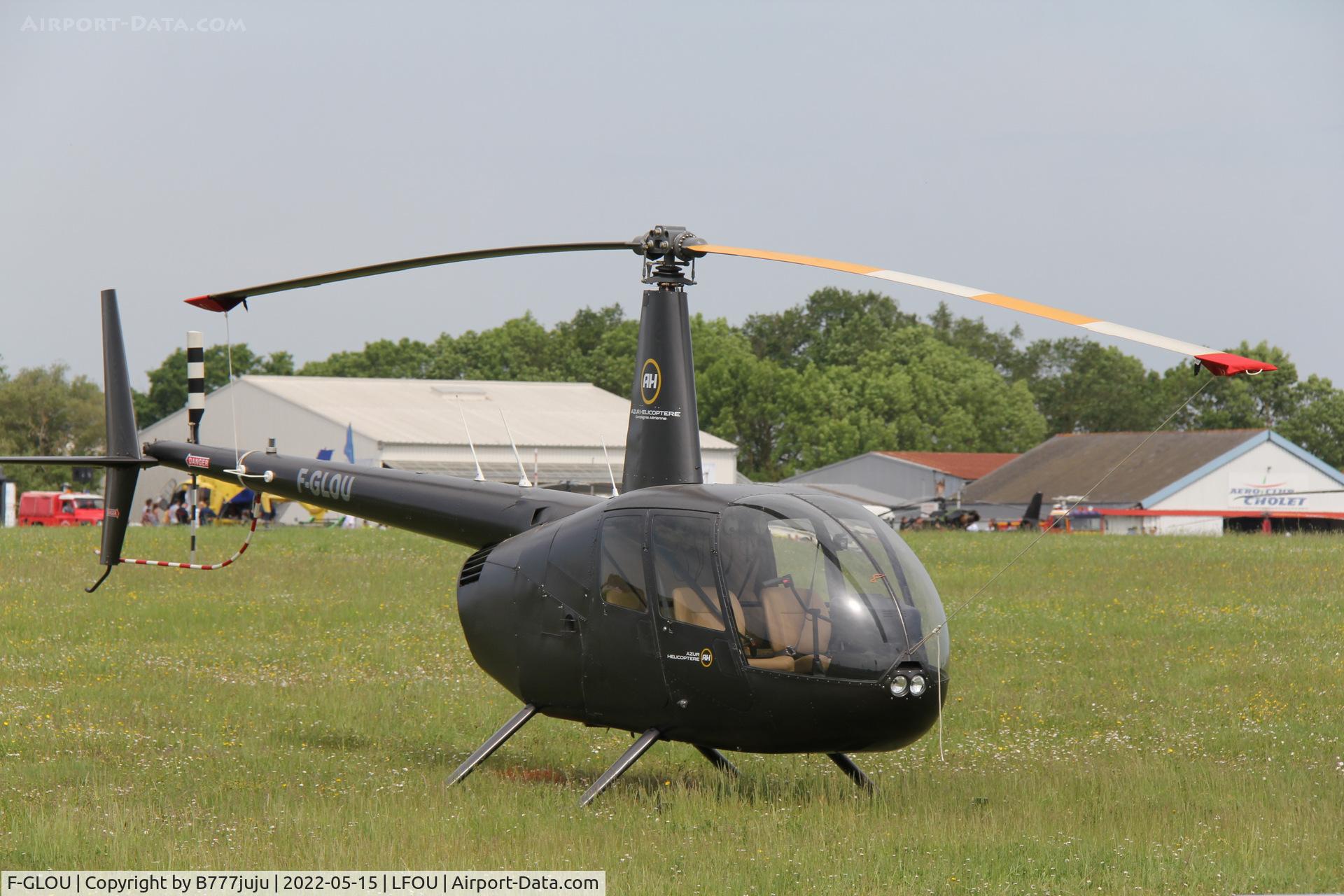 F-GLOU, Robinson R44 C/N 0032, at Helico 2022 Cholet