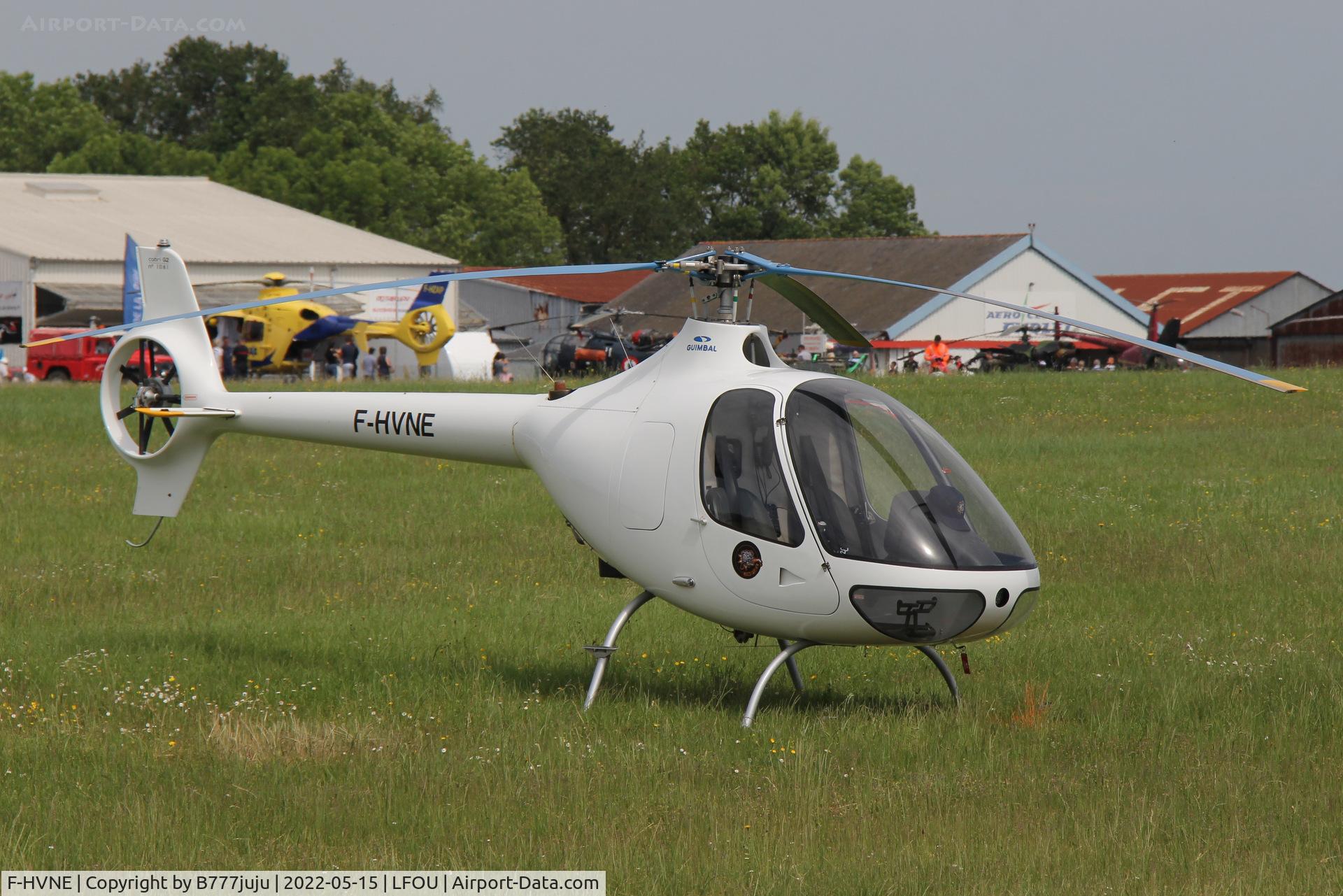 F-HVNE, Guimbal Cabri G2 C/N 1061, at Helico 2022 Cholet