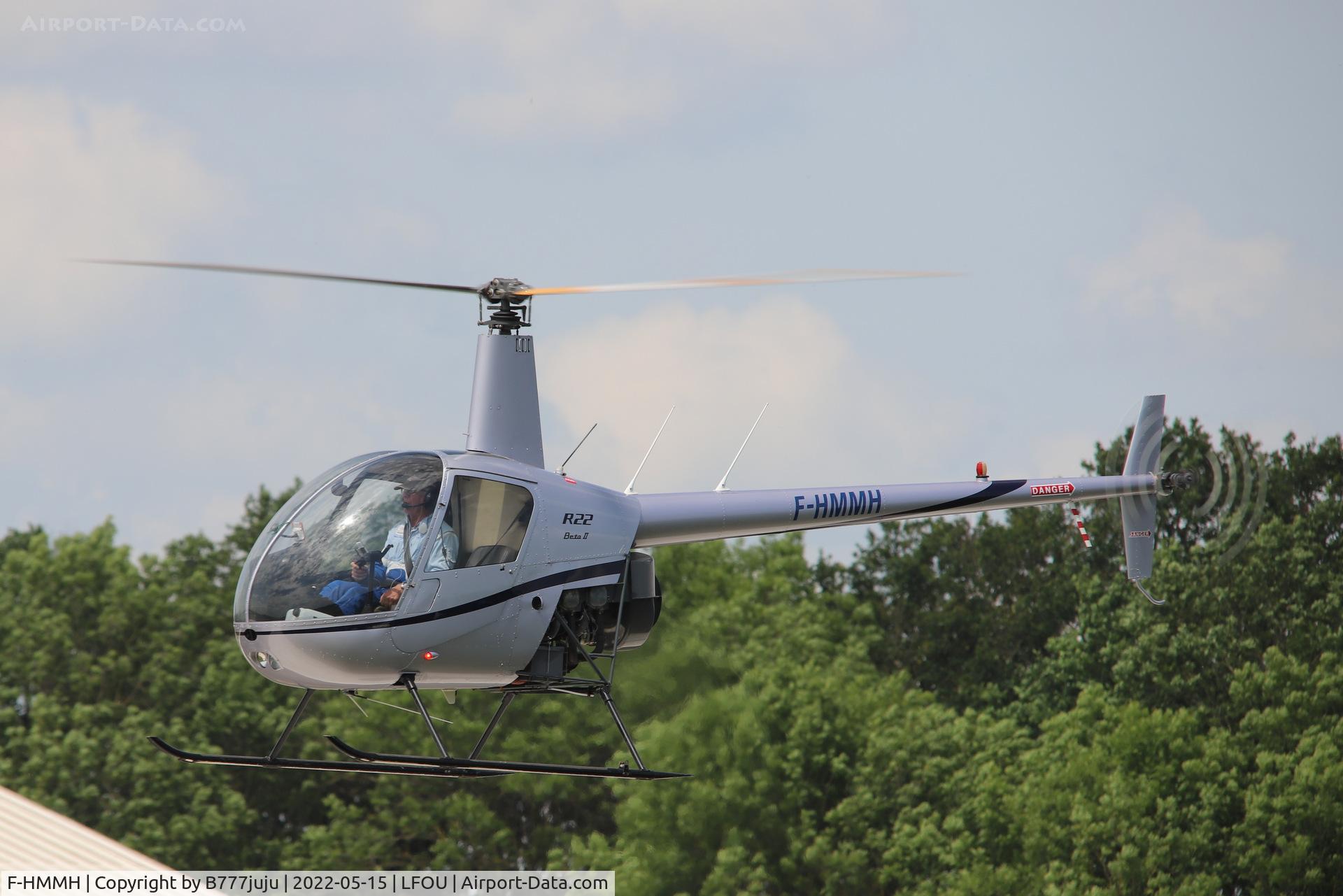 F-HMMH, Robinson R22 Beta II C/N 4156, at Helico 2022 Cholet