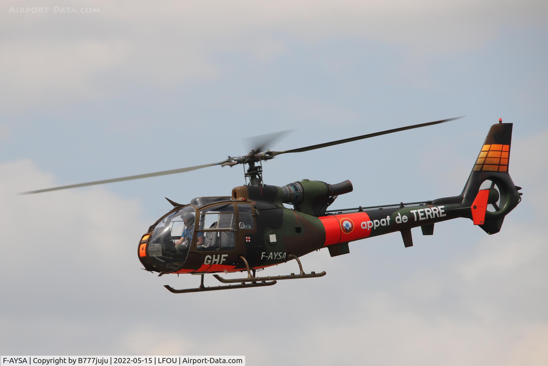 F-AYSA, Aérospatiale SA-341F Gazelle C/N 1353, at Helico 2022 Cholet