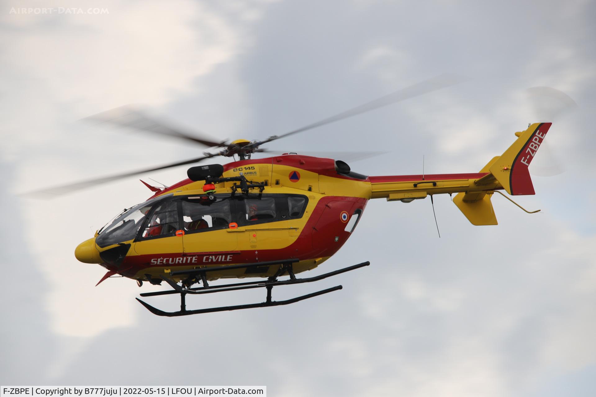 F-ZBPE, Eurocopter-Kawasaki EC-145 (BK-117C-2) C/N 9011, at Helico 2022 Cholet