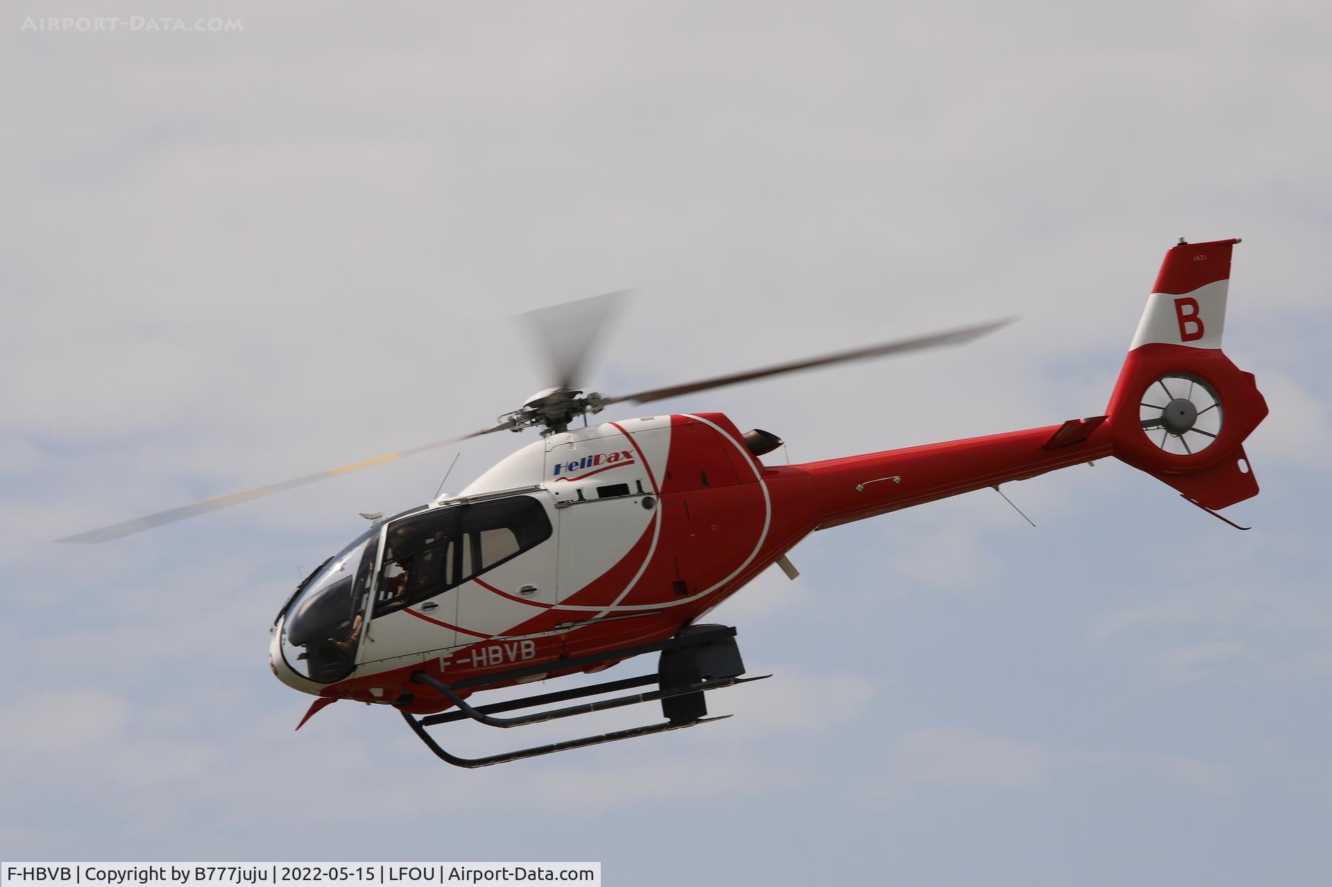 F-HBVB, 2010 Eurocopter EC-120B Colibri C/N 1631, at Helico 2022 Cholet