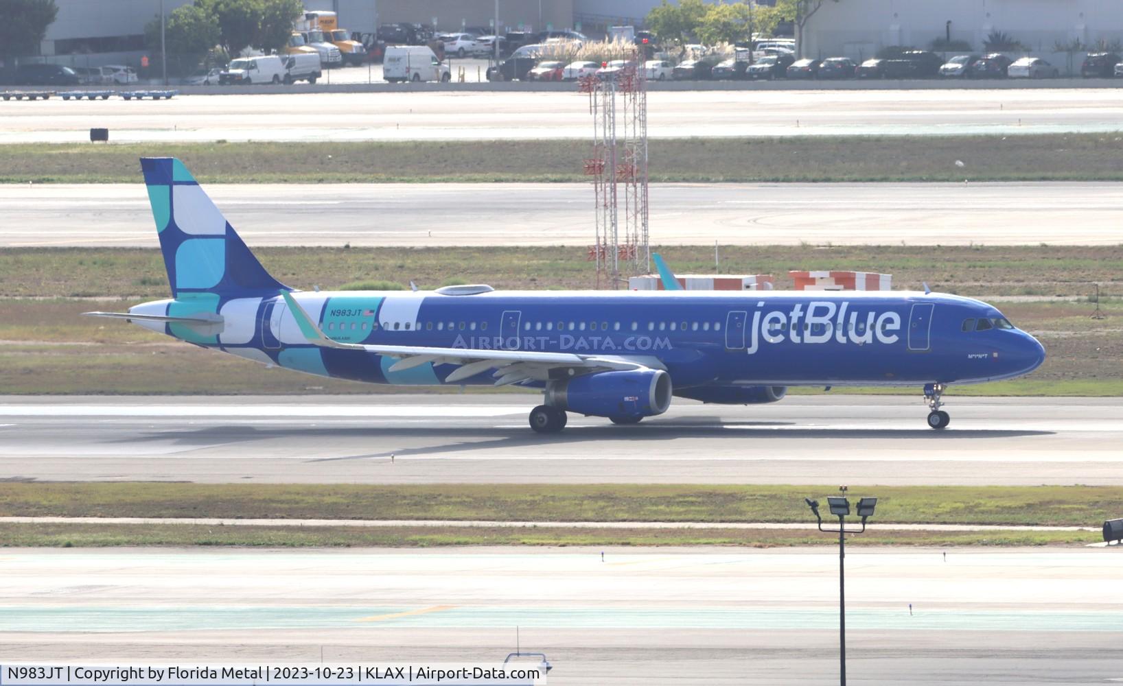 N983JT, 2017 Airbus A321-231 C/N 7739, JBU A321 nc zx LAX-BOS