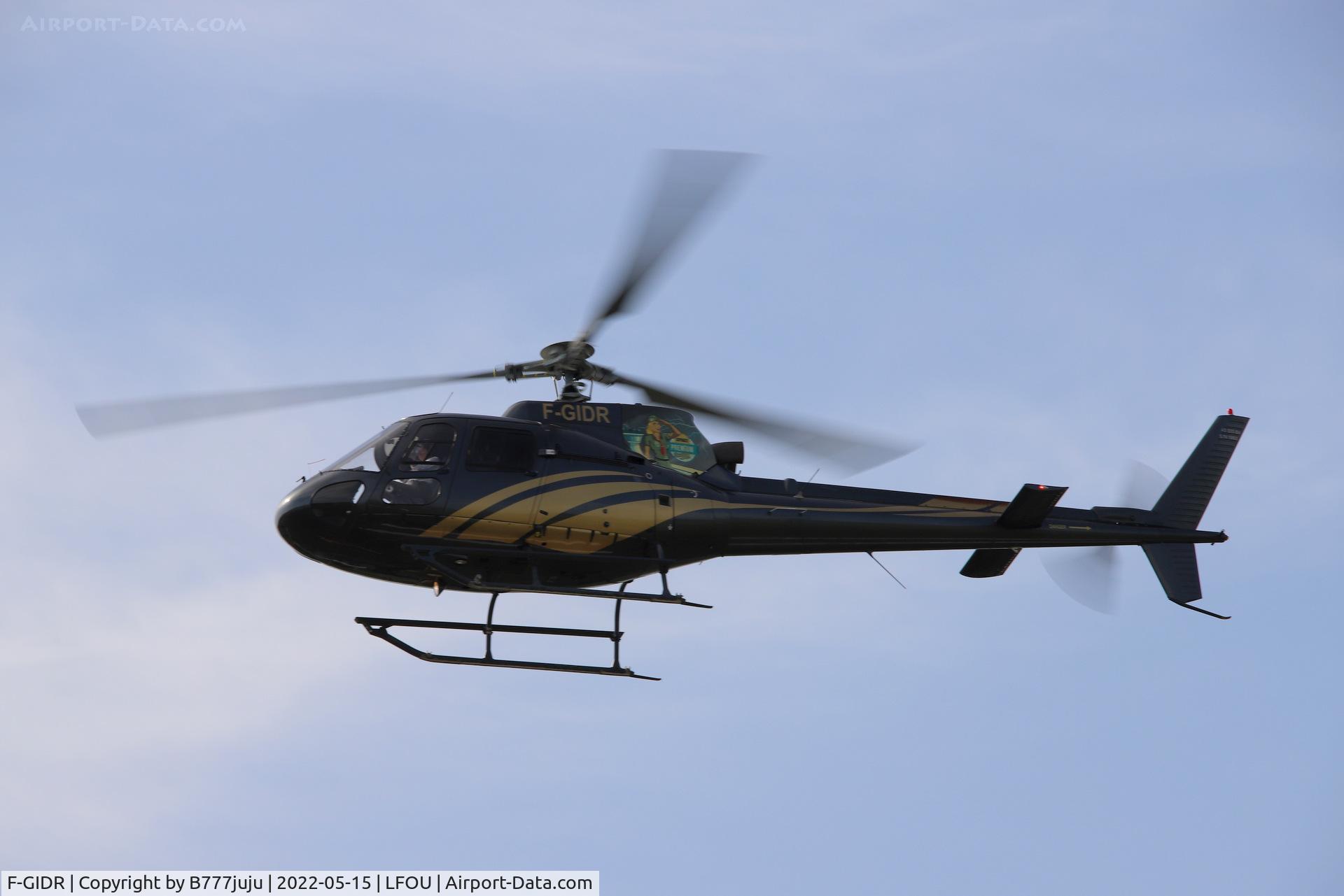 F-GIDR, Aerospatiale AS-350BA Ecureuil C/N 1993, at Helico 2022 Cholet