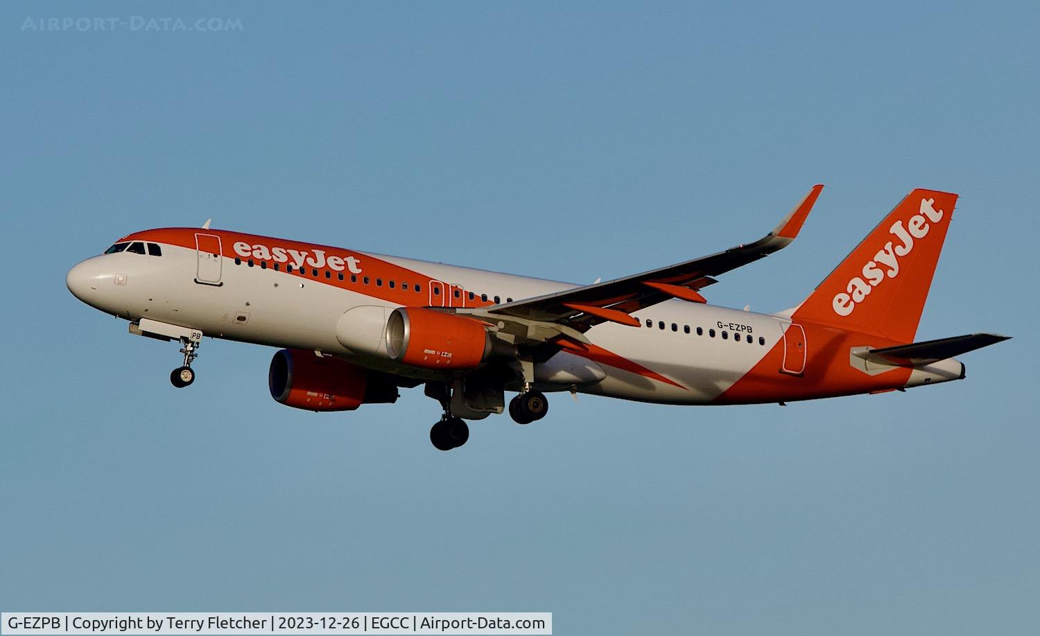 G-EZPB, 2015 Airbus A320-214 C/N 6977, At Manchester