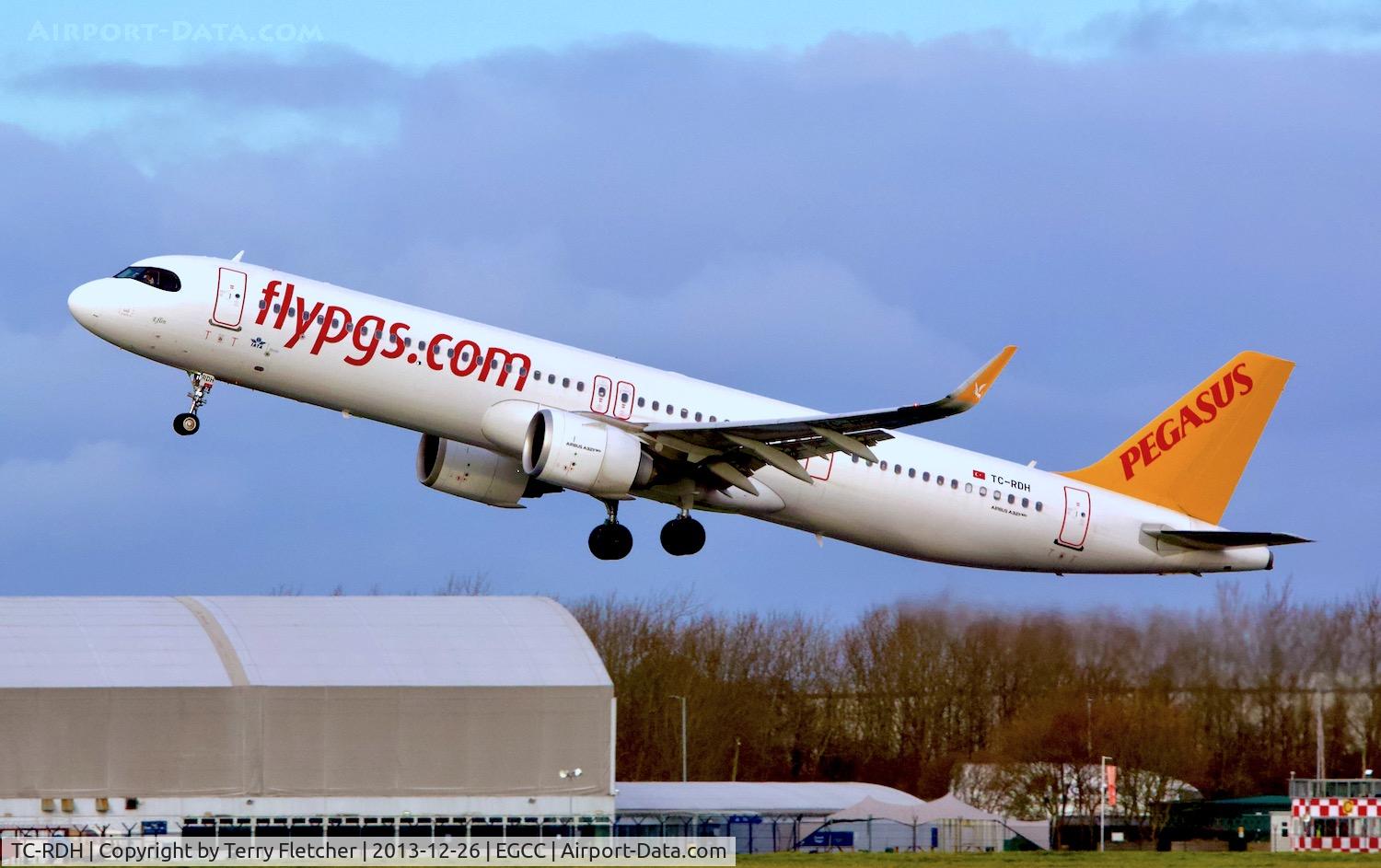 TC-RDH, 2023 Airbus A321-251NX C/N 11373, At Manchester