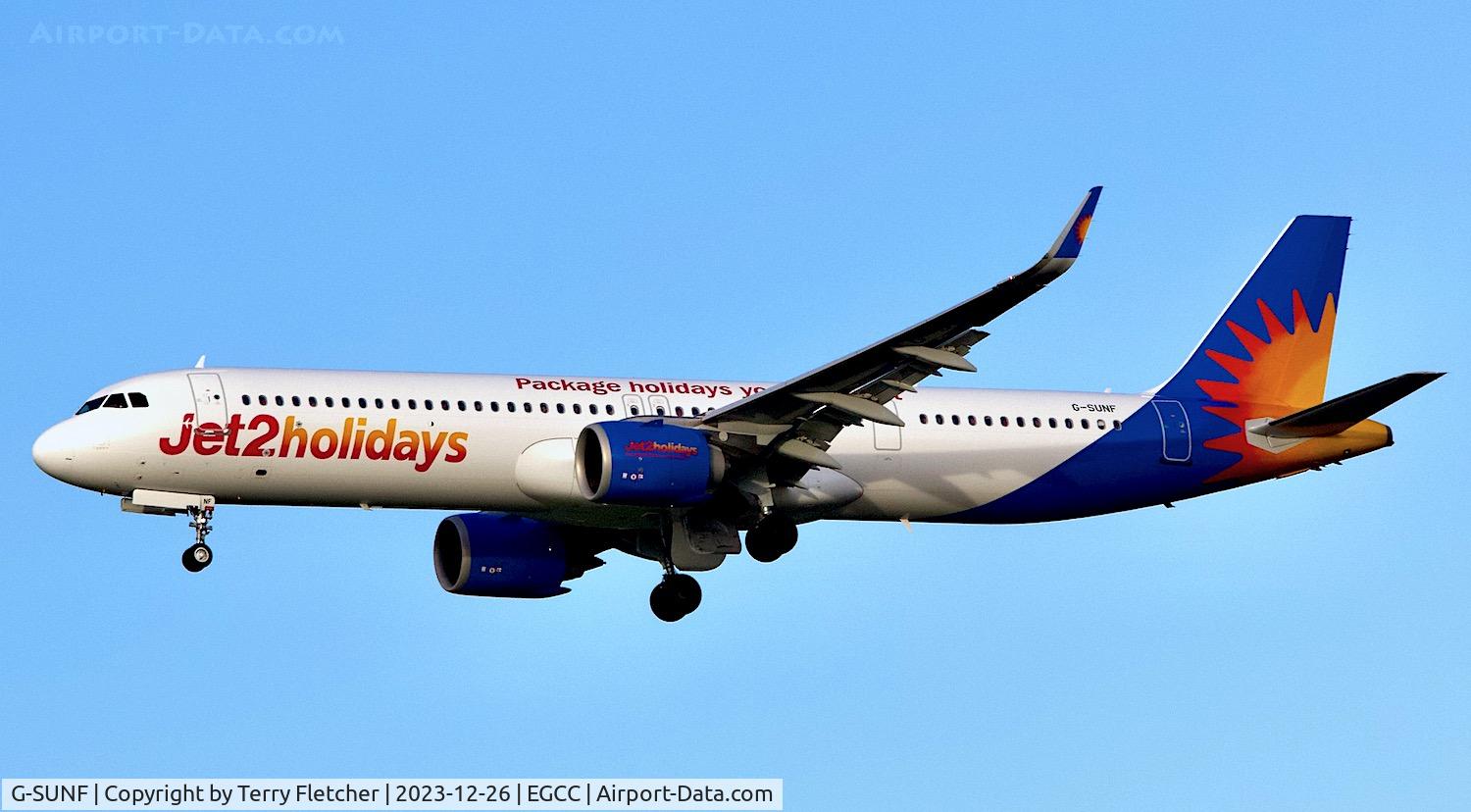 G-SUNF, 2023 Airbus A321-251NX C/N 11720, At Manchester