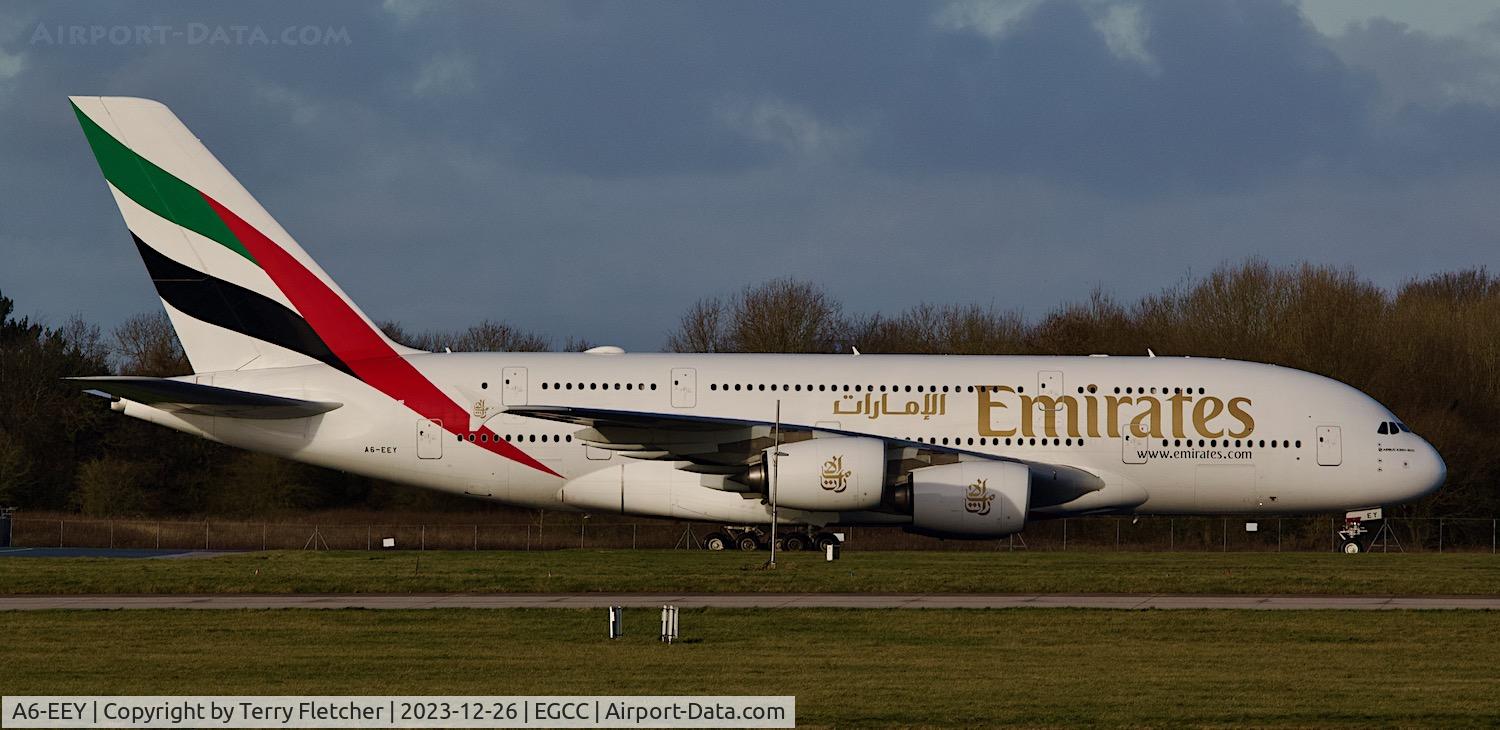 A6-EEY, 2014 Airbus A380-861 C/N 157, At Manchester