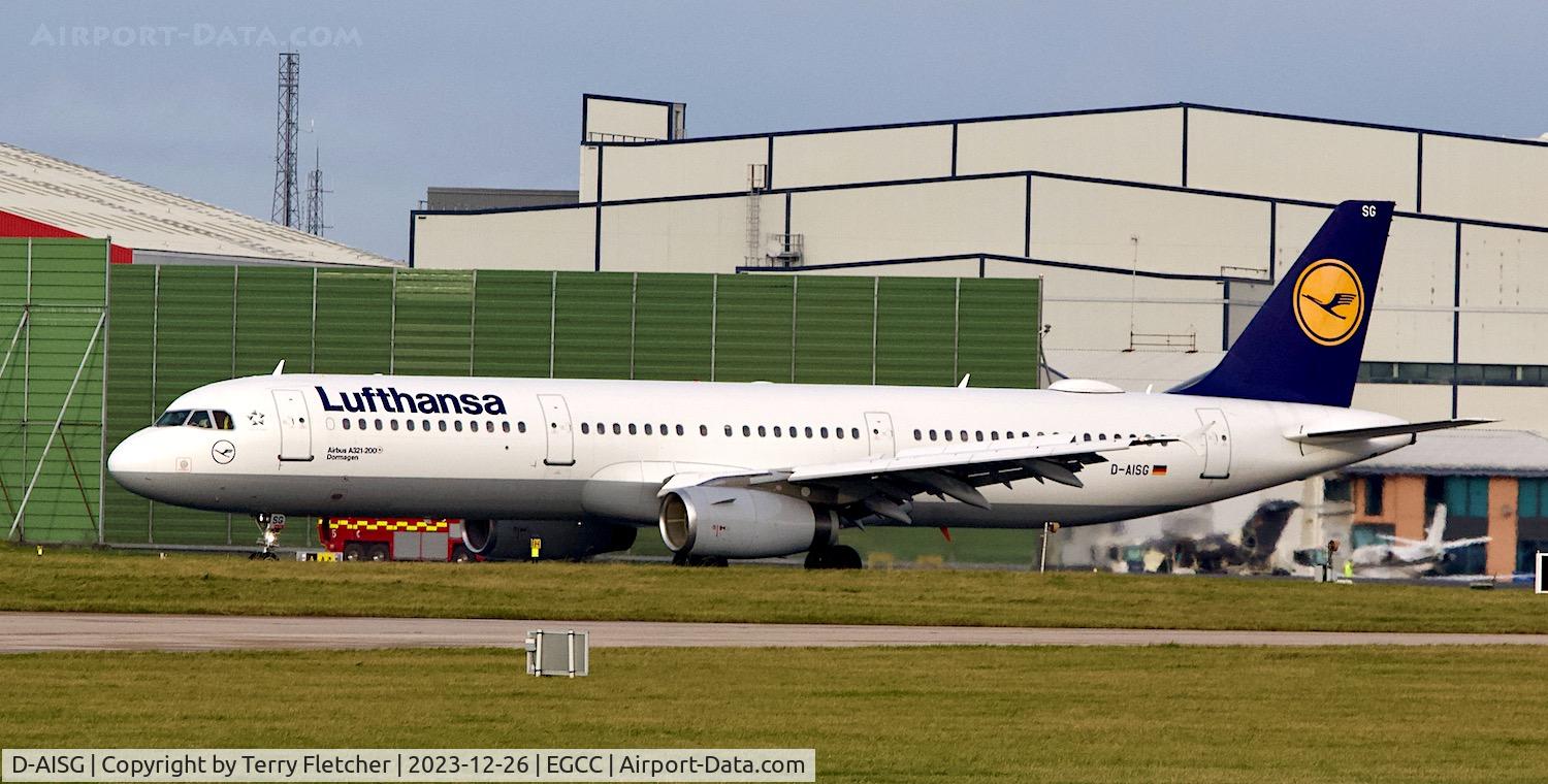 D-AISG, 2000 Airbus A321-231 C/N 1273, At Manchester