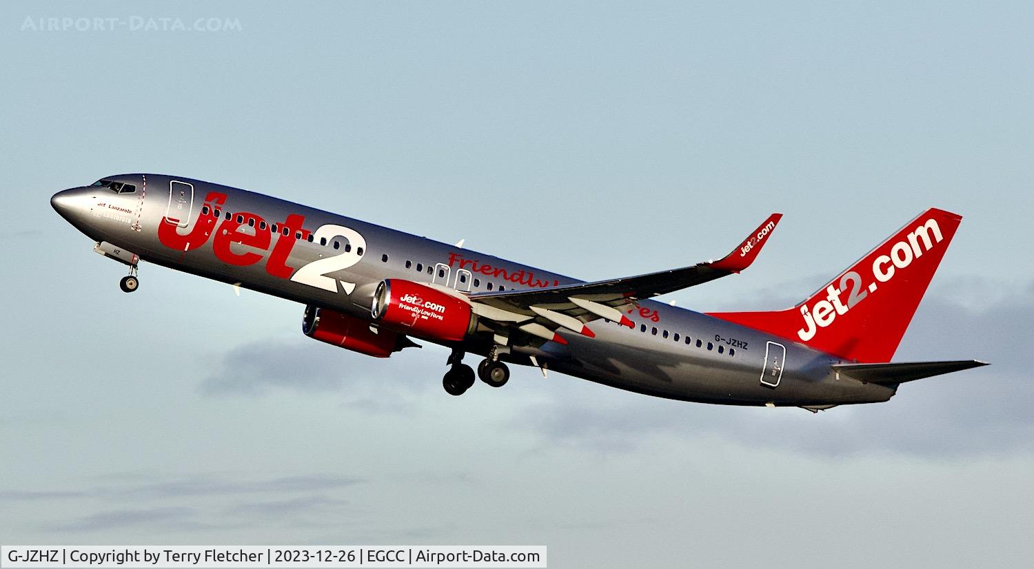G-JZHZ, 2017 Boeing 737-8MG C/N 63156, At Manchester