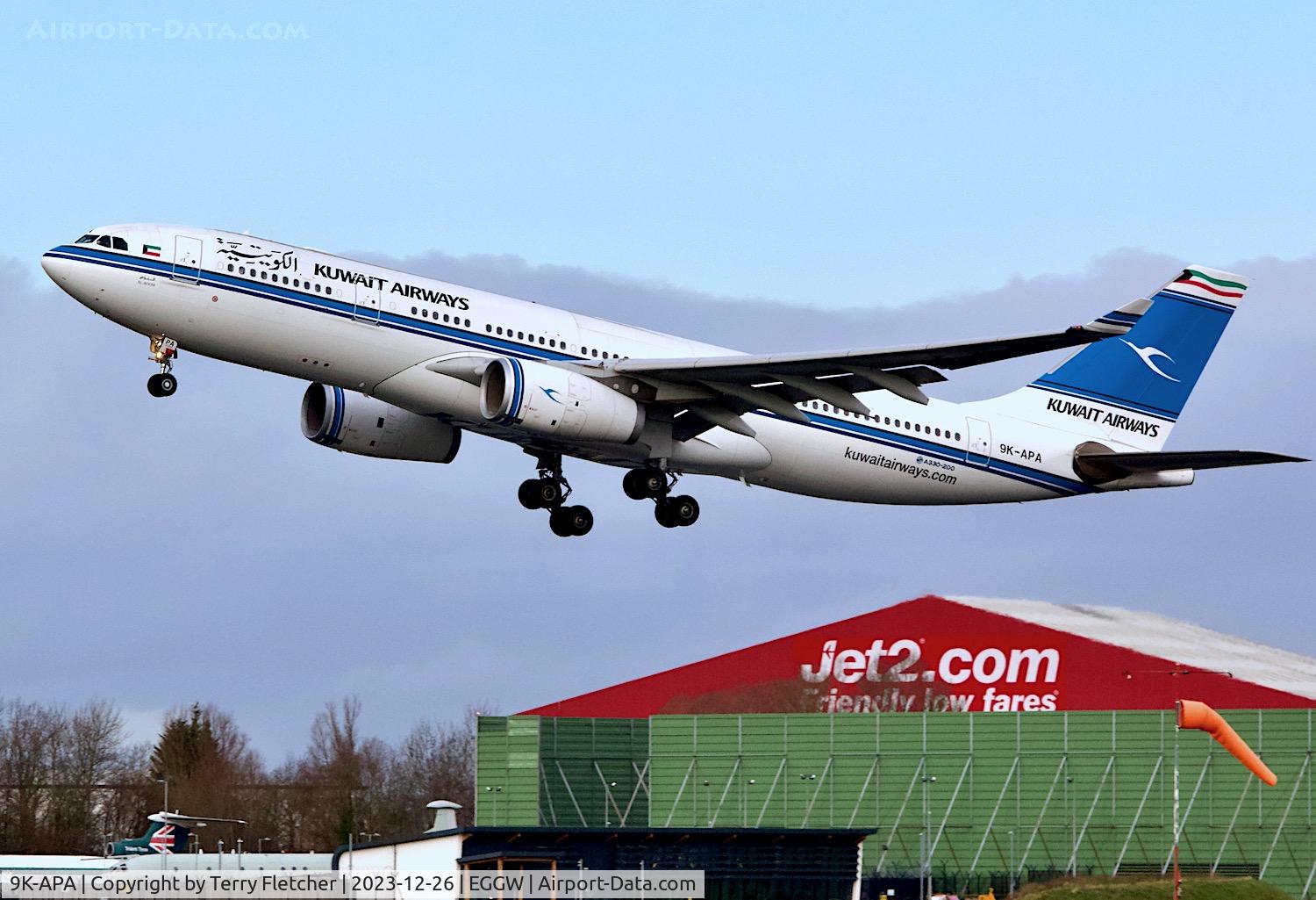 9K-APA, 2015 Airbus A330-243 C/N 1626, At Manchester