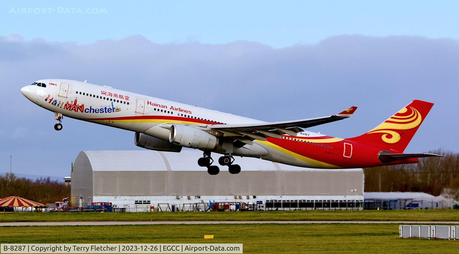B-8287, 2016 Airbus A330-343 C/N 1703, At Manchester