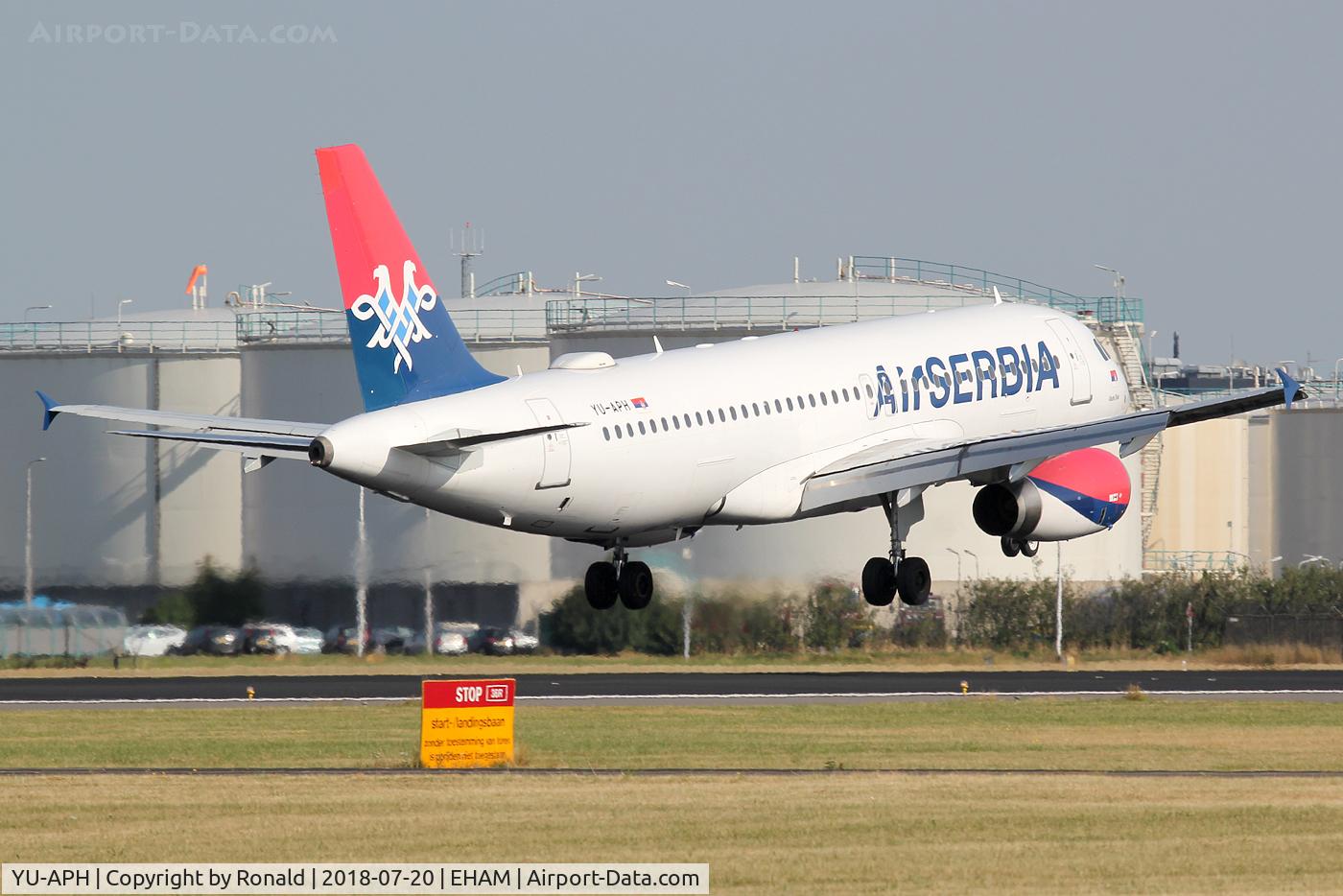YU-APH, 2005 Airbus A320-232 C/N 2645, at spl