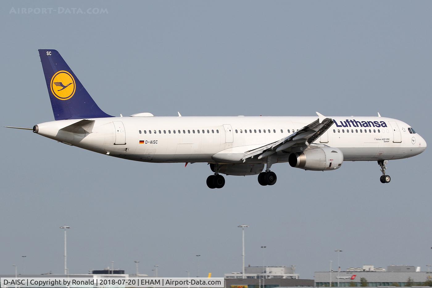 D-AISC, 1999 Airbus A321-231 C/N 1161, at spl