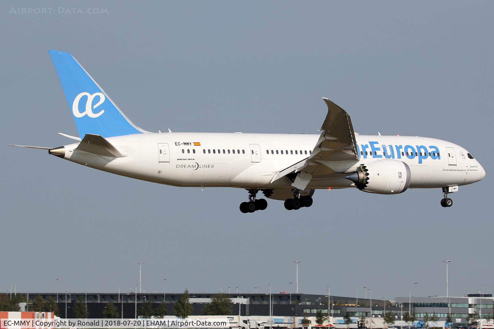 EC-MMY, 2016 Boeing 787-8 Dreamliner Dreamliner C/N 36416, at spl
