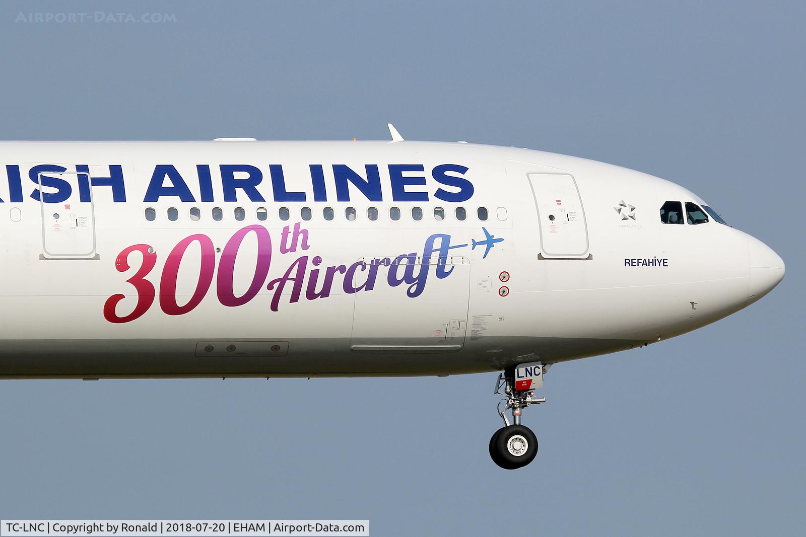 TC-LNC, 2015 Airbus A330-303 C/N 1696, at spl