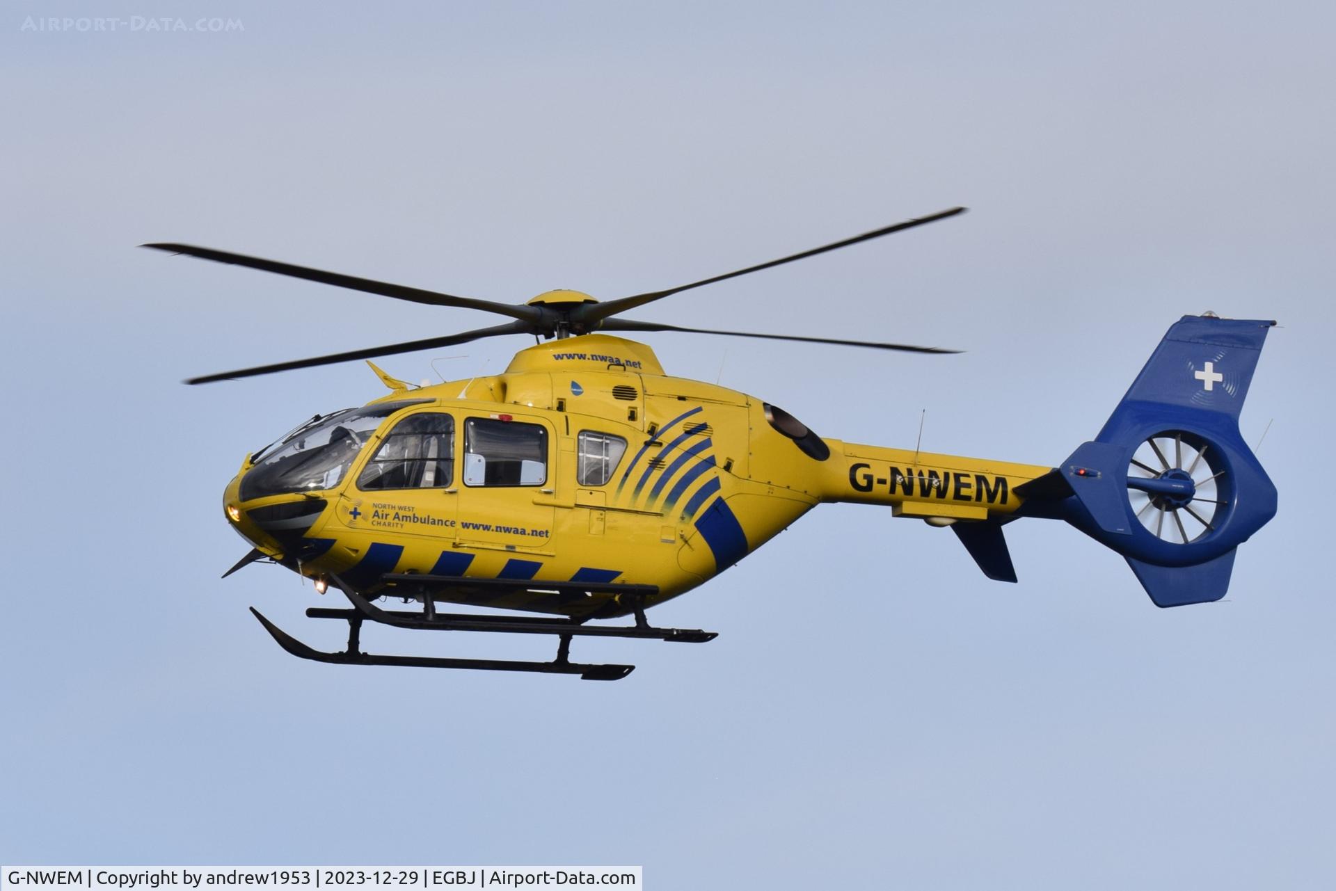 G-NWEM, 2003 Eurocopter EC-135T-2 C/N 0270, G-NWEM at Gloucestershire Airport.