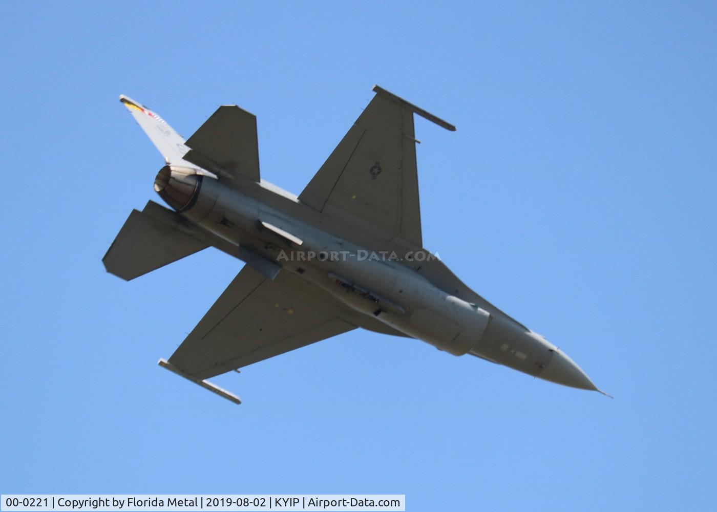 00-0221, Lockheed Martin F-16CM Fighting Falcon C/N CC-183, Thunder over Michigan 2019 zx