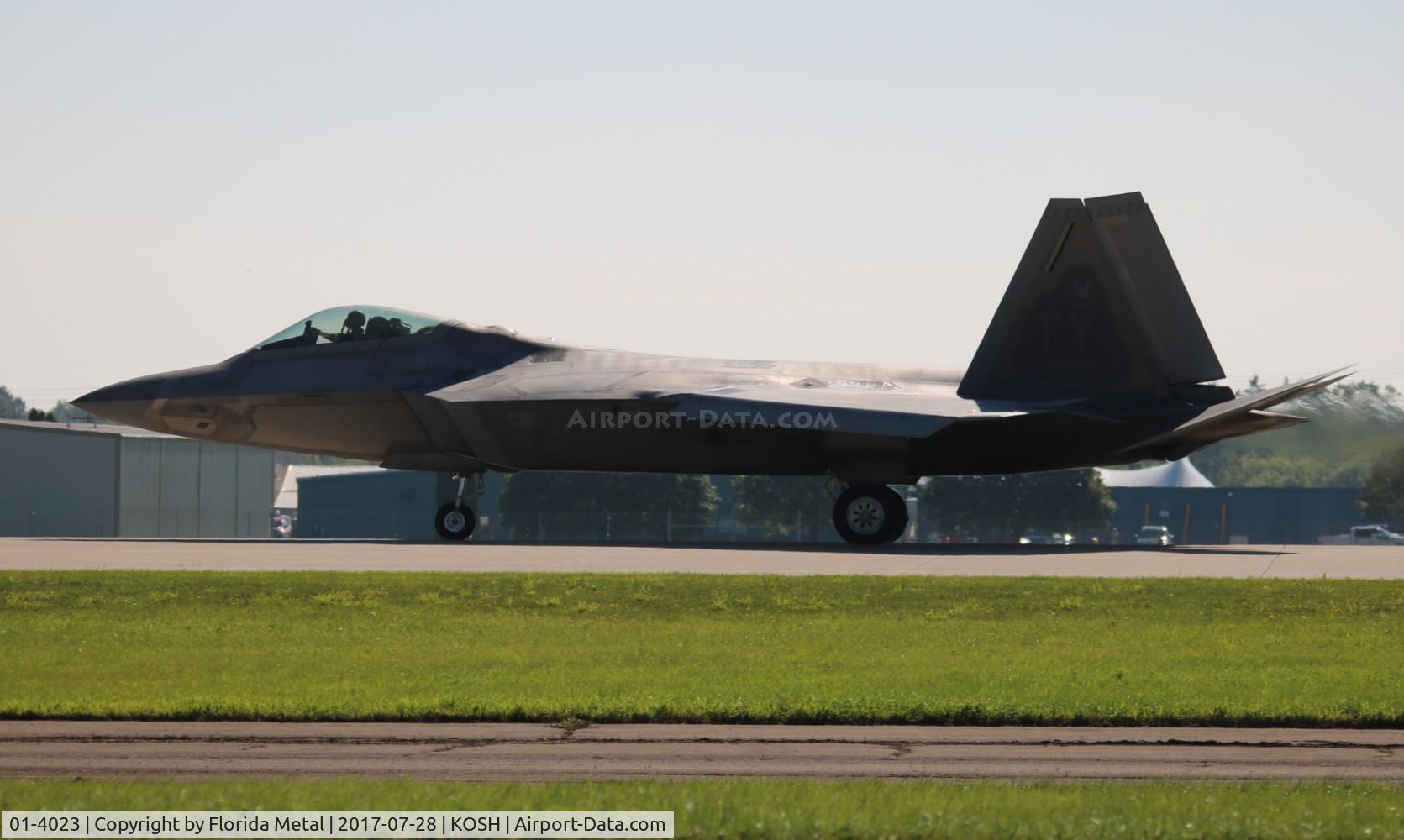 01-4023, 2001 Lockheed Martin F-22A Raptor C/N 645-4023, OSH 2017 zx