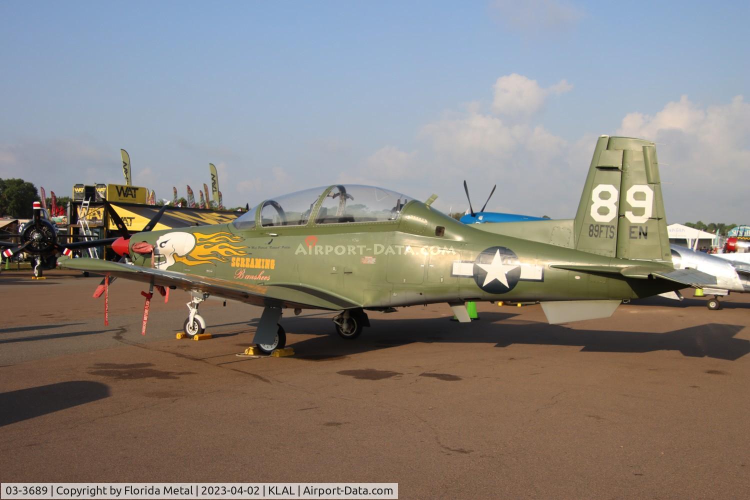 03-3689, 2003 Raytheon T-6A Texan II C/N PT-234, LAL Sun N Fun 2023 zx
