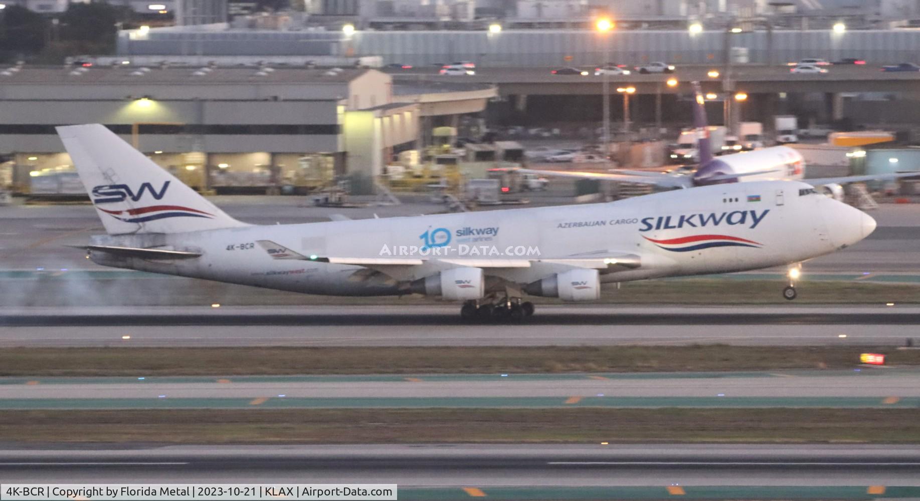 4K-BCR, 2006 Boeing 747-4H6F C/N 28434, AZG 744F zx LUX-LAX