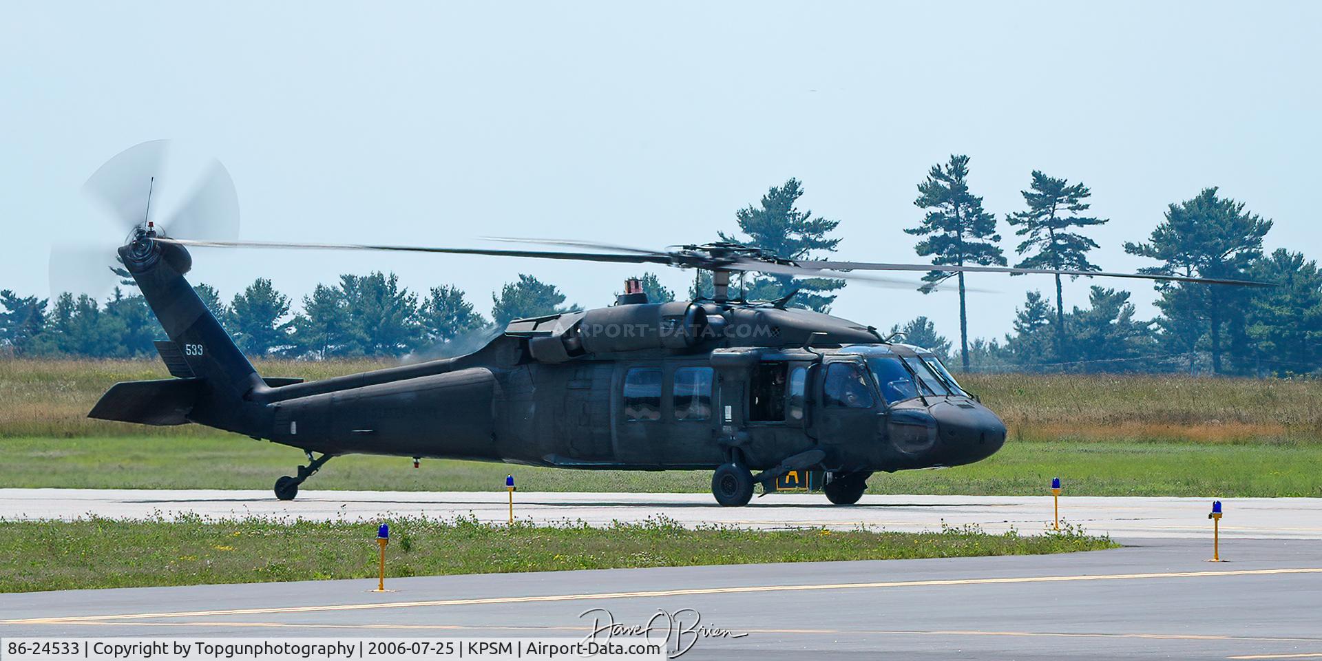 86-24533, 1987 Sikorsky UH-60A Black Hawk C/N 701037, 1-126th AVN Rhode Island Army National Guard